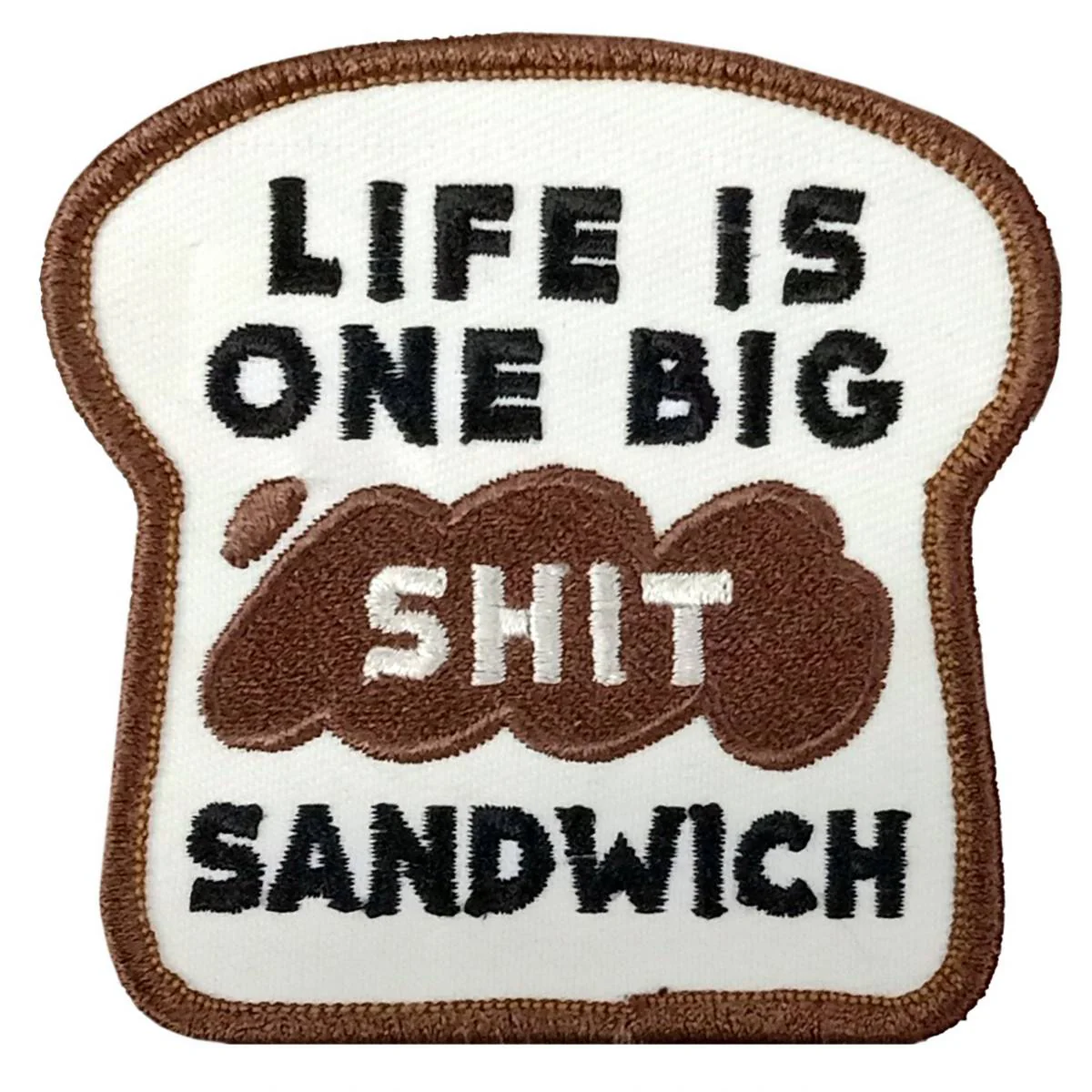 Hot Leathers Life Is 3" X 3" Embroidered Patch PPW1241 1 Hot Leathers Life Is 3" X 3" Embroidered Patch PPW1241