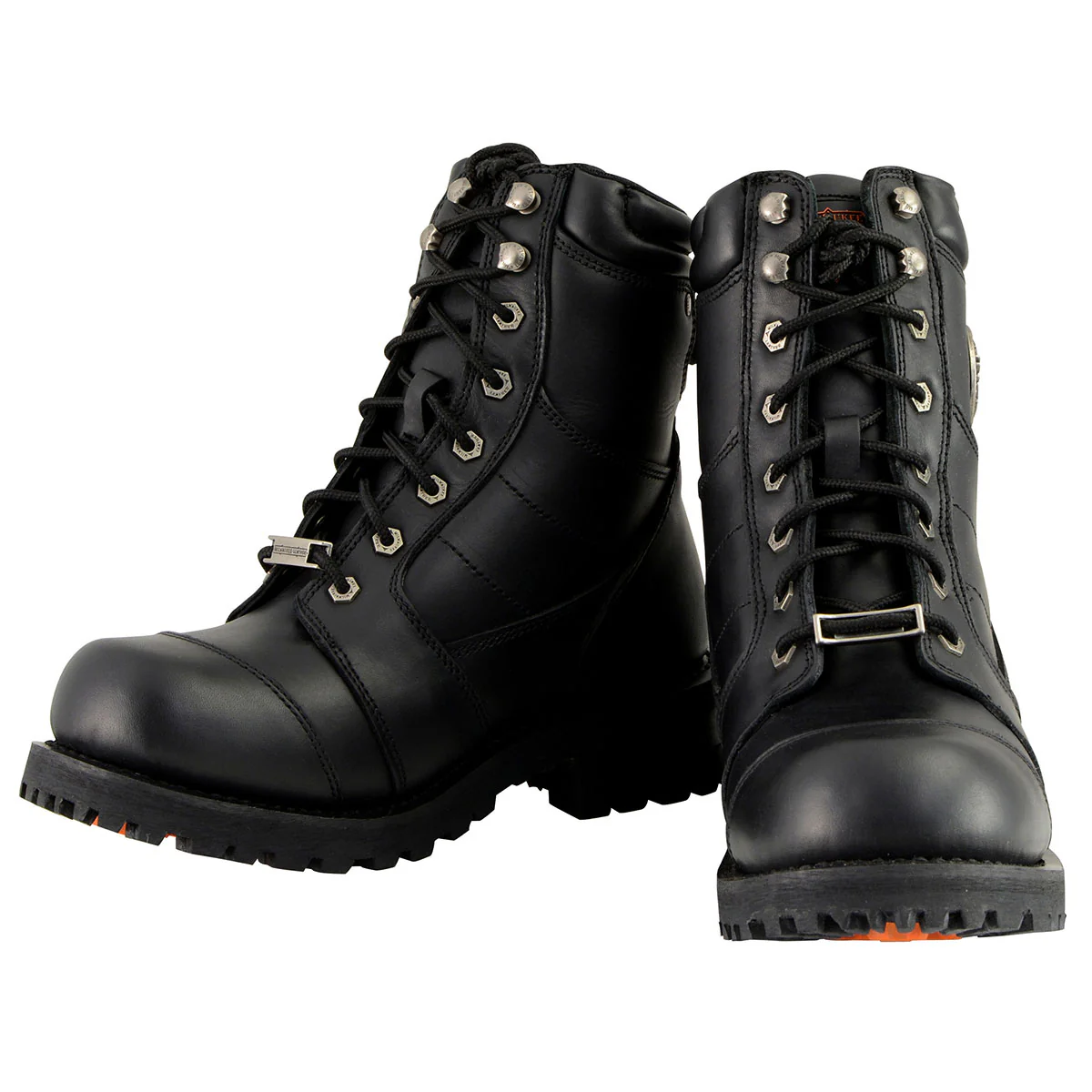 Milwaukee Leather Men's Classic Black Leather 8-inch Lace-Up Logger Motorcycle Rider Boots MBM9030 5 Milwaukee Leather Men's Classic Black Leather 8-inch Lace-Up Logger Motorcycle Rider Boots MBM9030