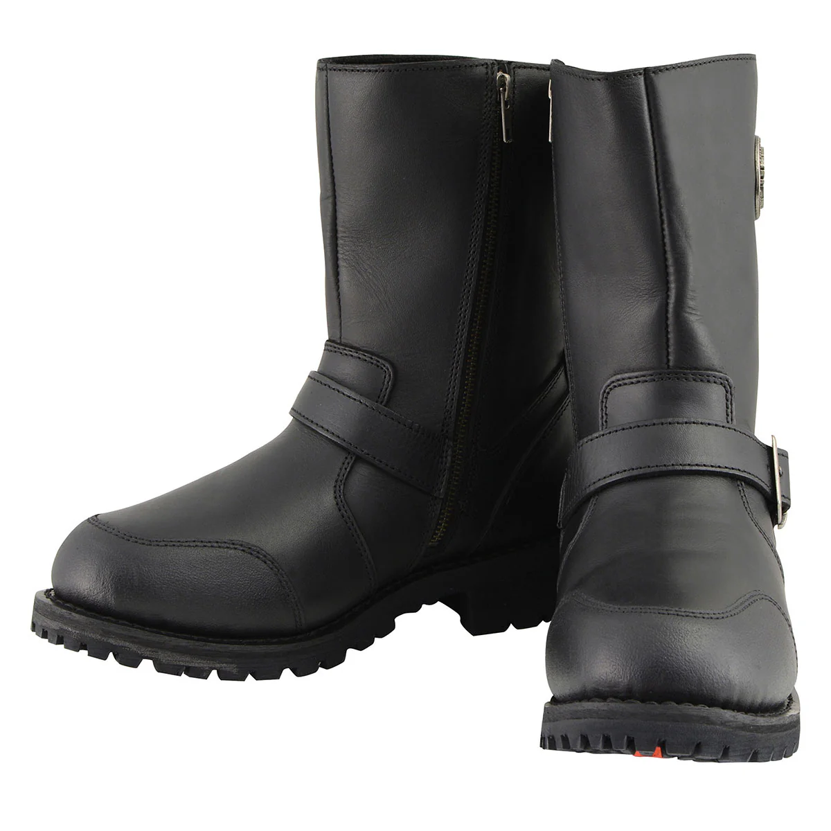 Milwaukee Leather Men's 9-Inch Classic Black Leather Engineer Motorcycle Boots with Gear Shift Guard MBM9090 4 Milwaukee Leather Men's 9-Inch Classic Black Leather Engineer Motorcycle Boots with Gear Shift Guard MBM9090