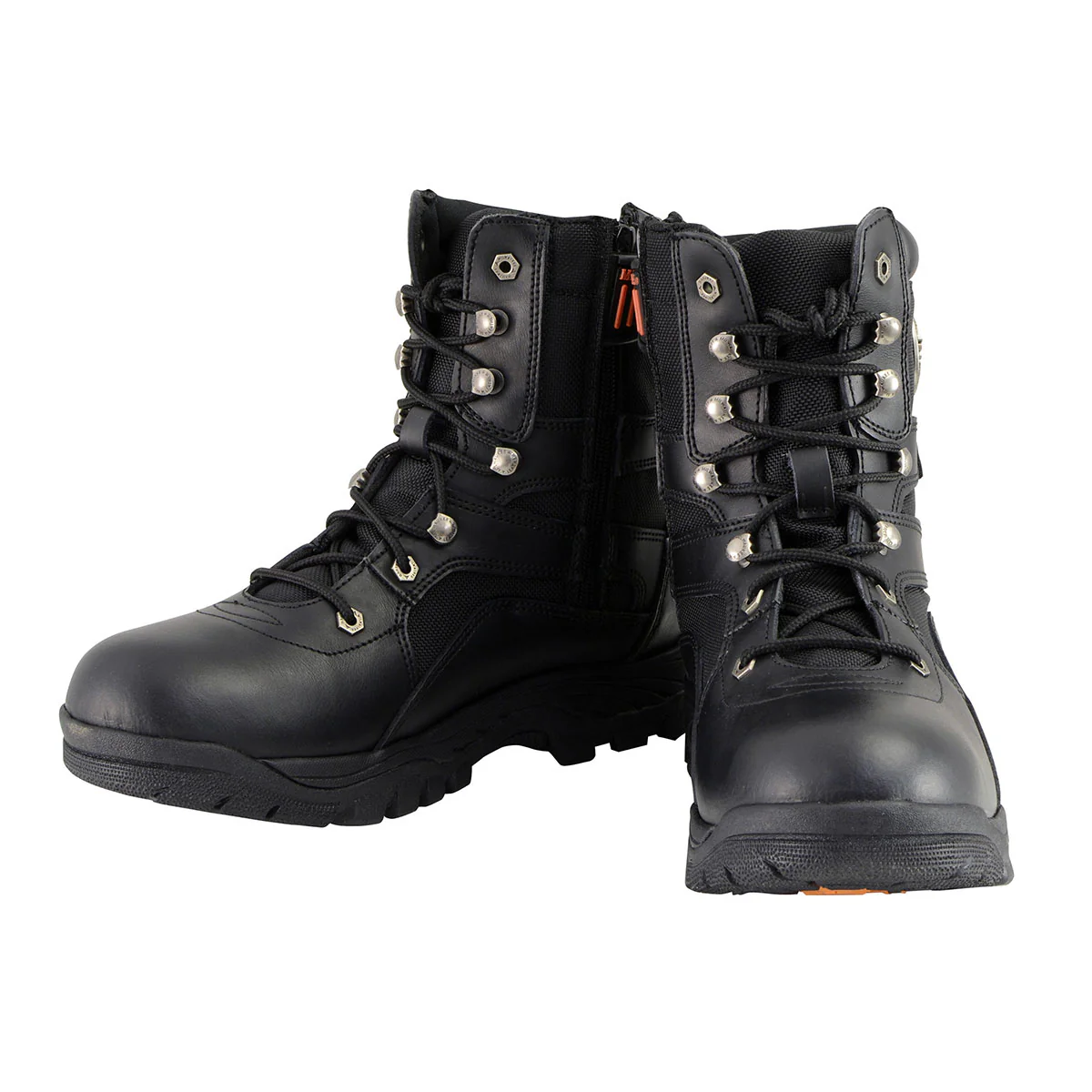 Milwaukee Leather MBM9105 Men's 9-Inch Black Leather Swat Style-Tactical Lace-Up Motorcycle Biker Boots 4 Milwaukee Leather MBM9105 Men's 9-Inch Black Leather Swat Style-Tactical Lace-Up Motorcycle Biker Boots