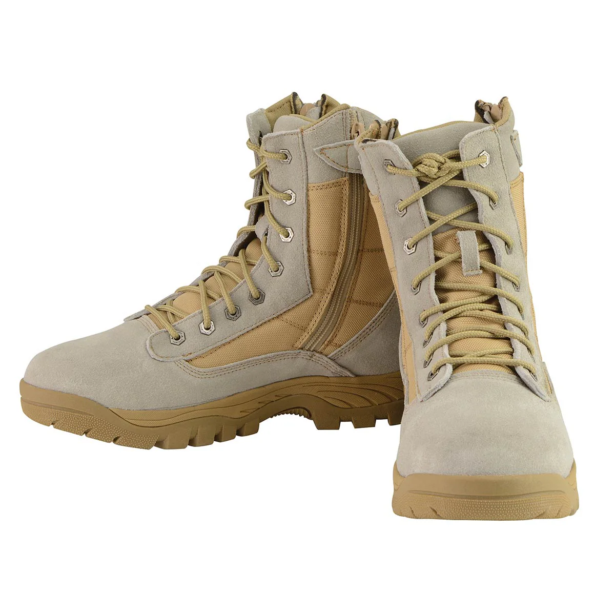 Milwaukee Leather Men's Lace-Up Desert Sand 9-Inch Leather Swat Style-Tactical Motorcycle Biker Boots MBM9111 4 Milwaukee Leather Men's Lace-Up Desert Sand 9-Inch Leather Swat Style-Tactical Motorcycle Biker Boots MBM9111