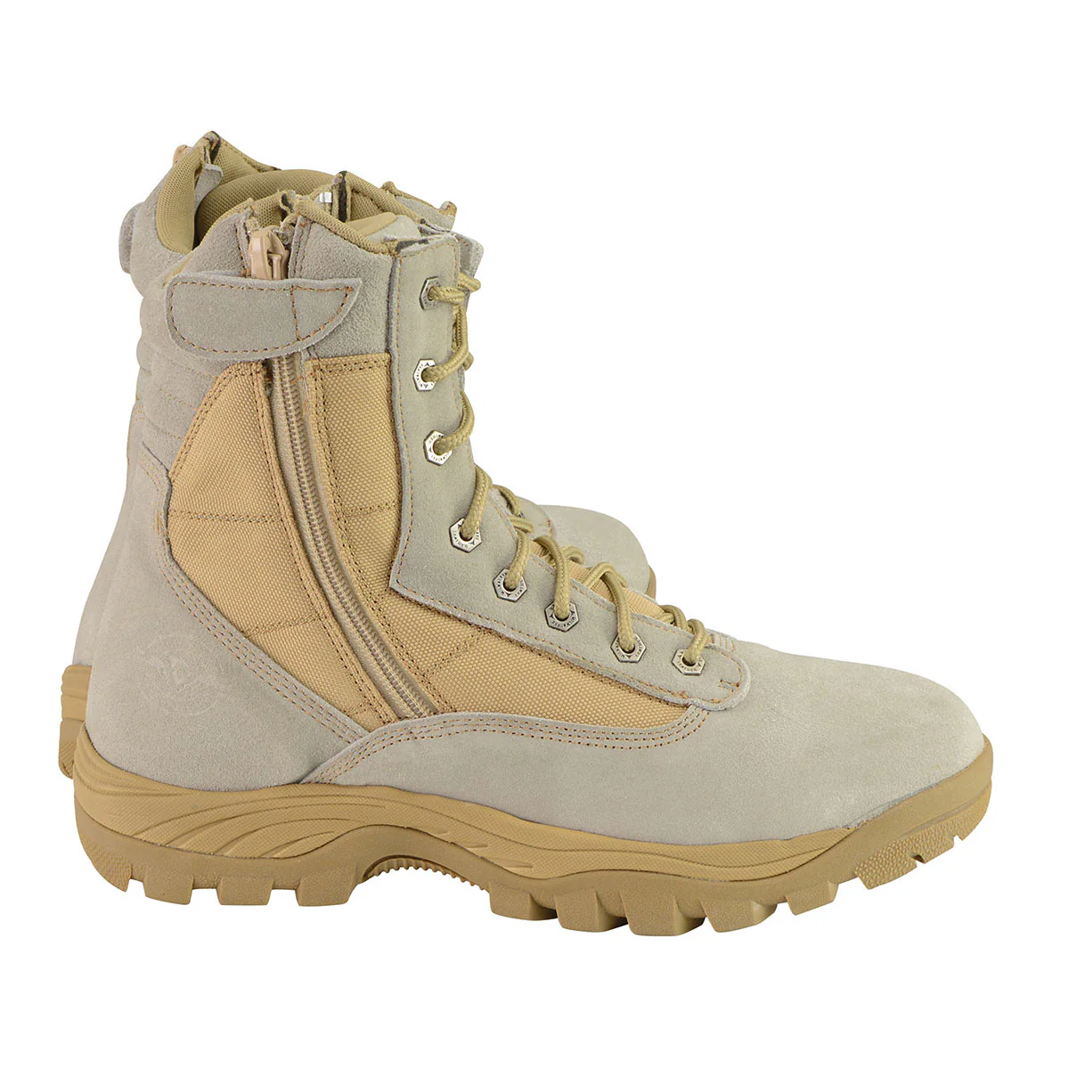 Milwaukee Leather Men's Lace-Up Desert Sand 9-Inch Leather Swat Style-Tactical Motorcycle Biker Boots MBM9111 9 Milwaukee Leather Men's Lace-Up Desert Sand 9-Inch Leather Swat Style-Tactical Motorcycle Biker Boots MBM9111