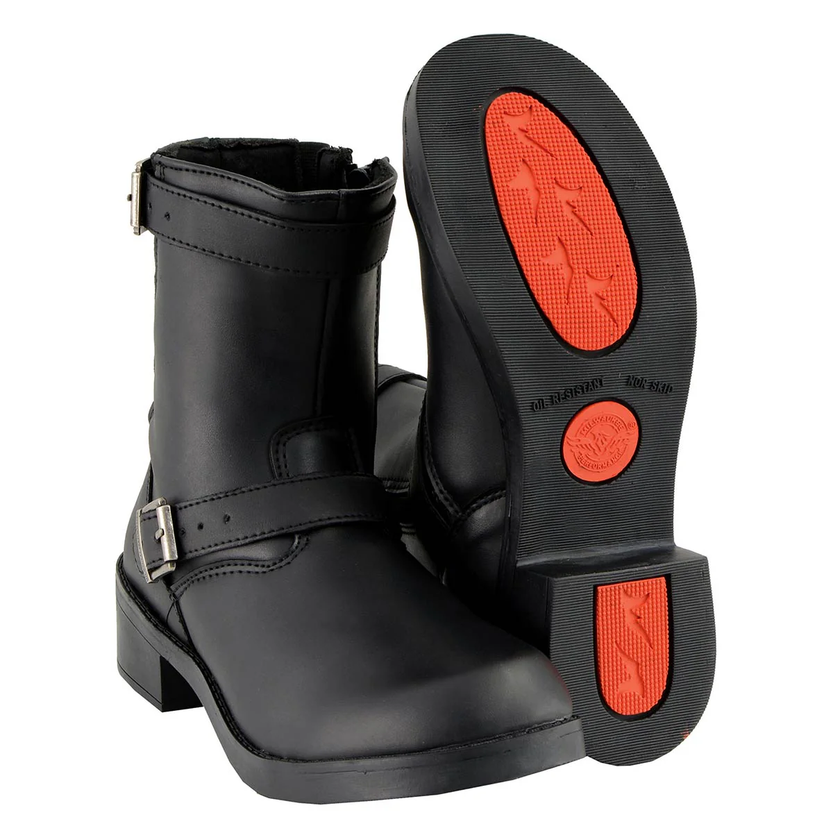 Milwaukee Leather MBK9290 Boys Black Classic Engineer Style Biker Boots 4 Milwaukee Leather MBK9290 Boys Black Classic Engineer Style Biker Boots