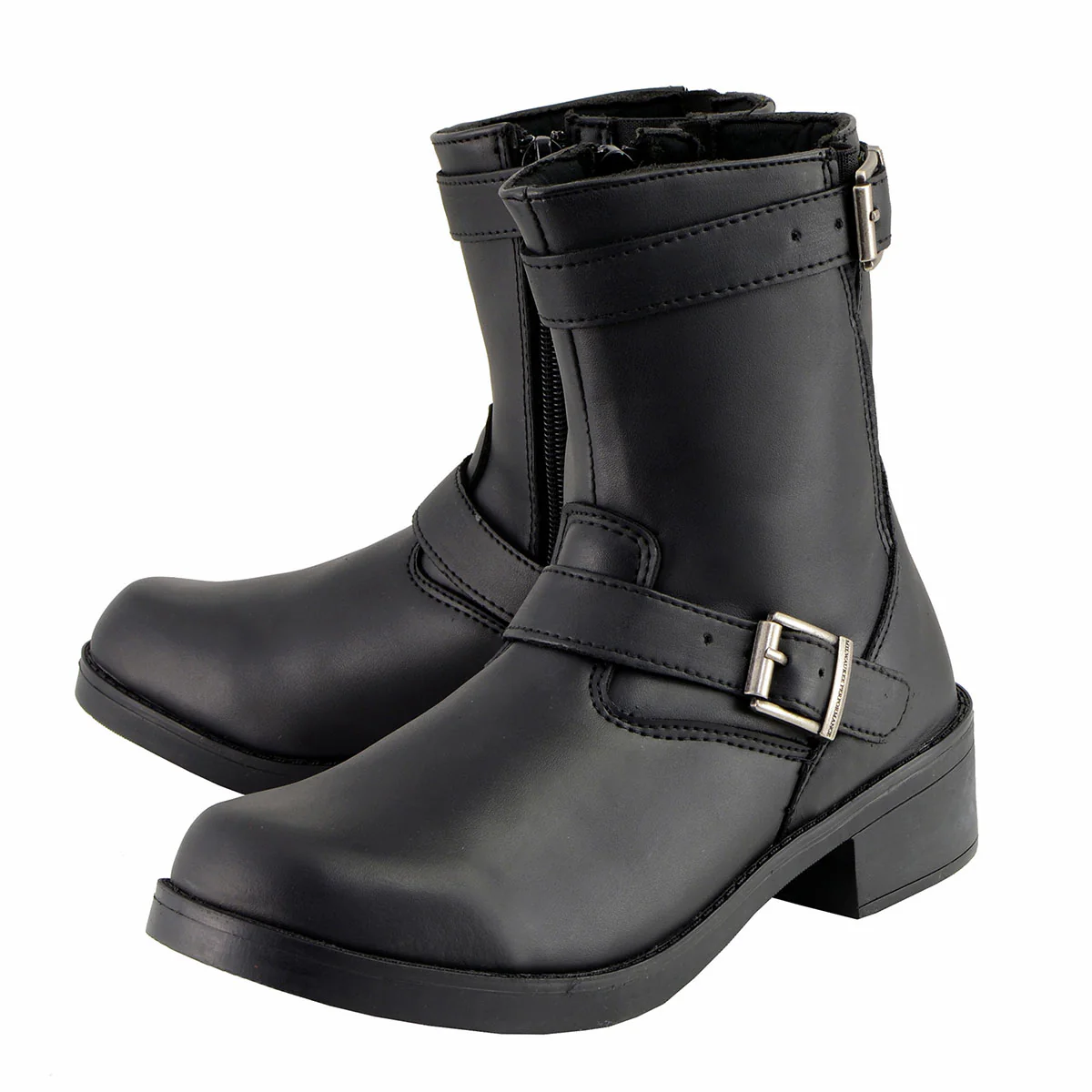 Milwaukee Leather MBK9290 Boys Black Classic Engineer Style Biker Boots 6 Milwaukee Leather MBK9290 Boys Black Classic Engineer Style Biker Boots