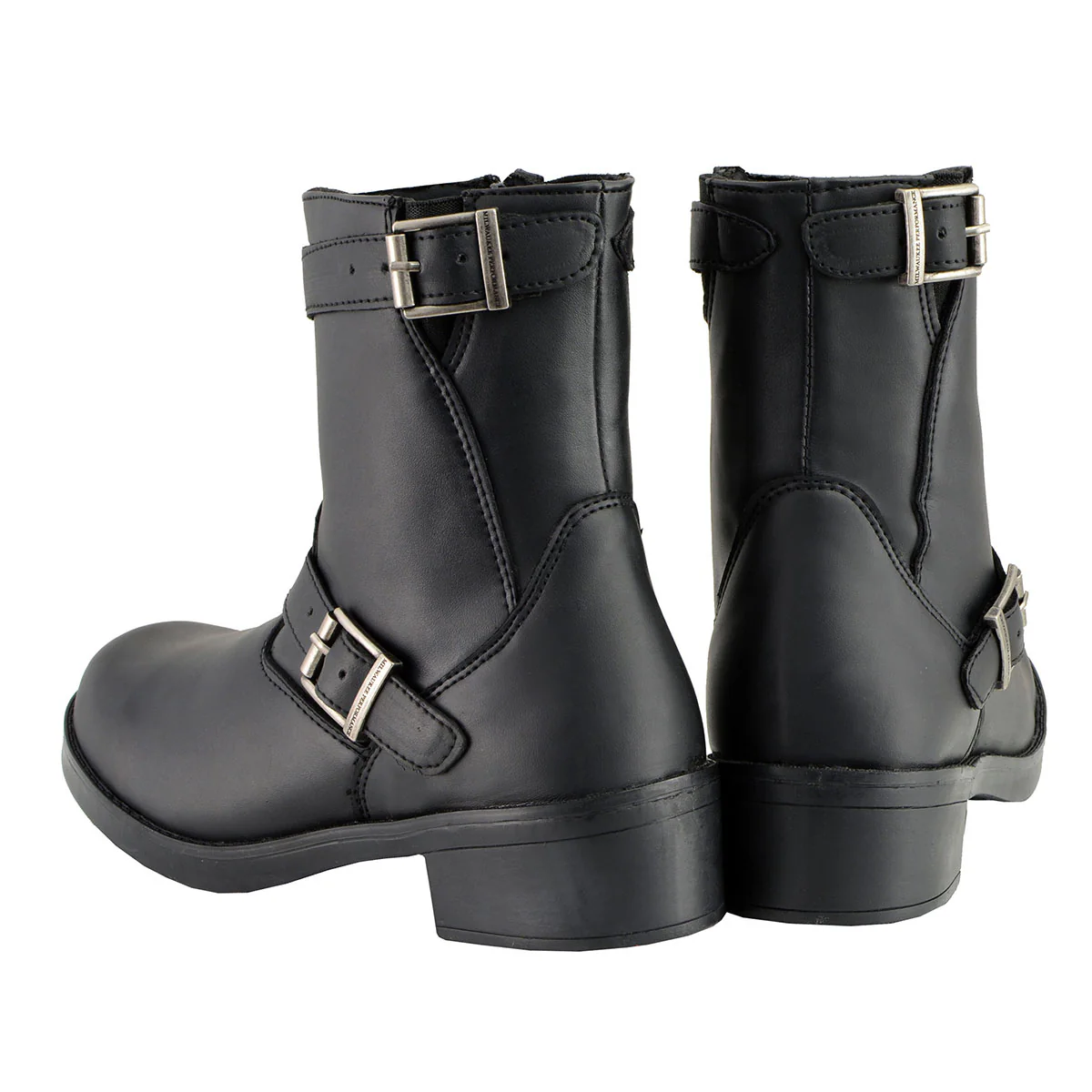 Milwaukee Leather MBK9290 Boys Black Classic Engineer Style Biker Boots 8 Milwaukee Leather MBK9290 Boys Black Classic Engineer Style Biker Boots