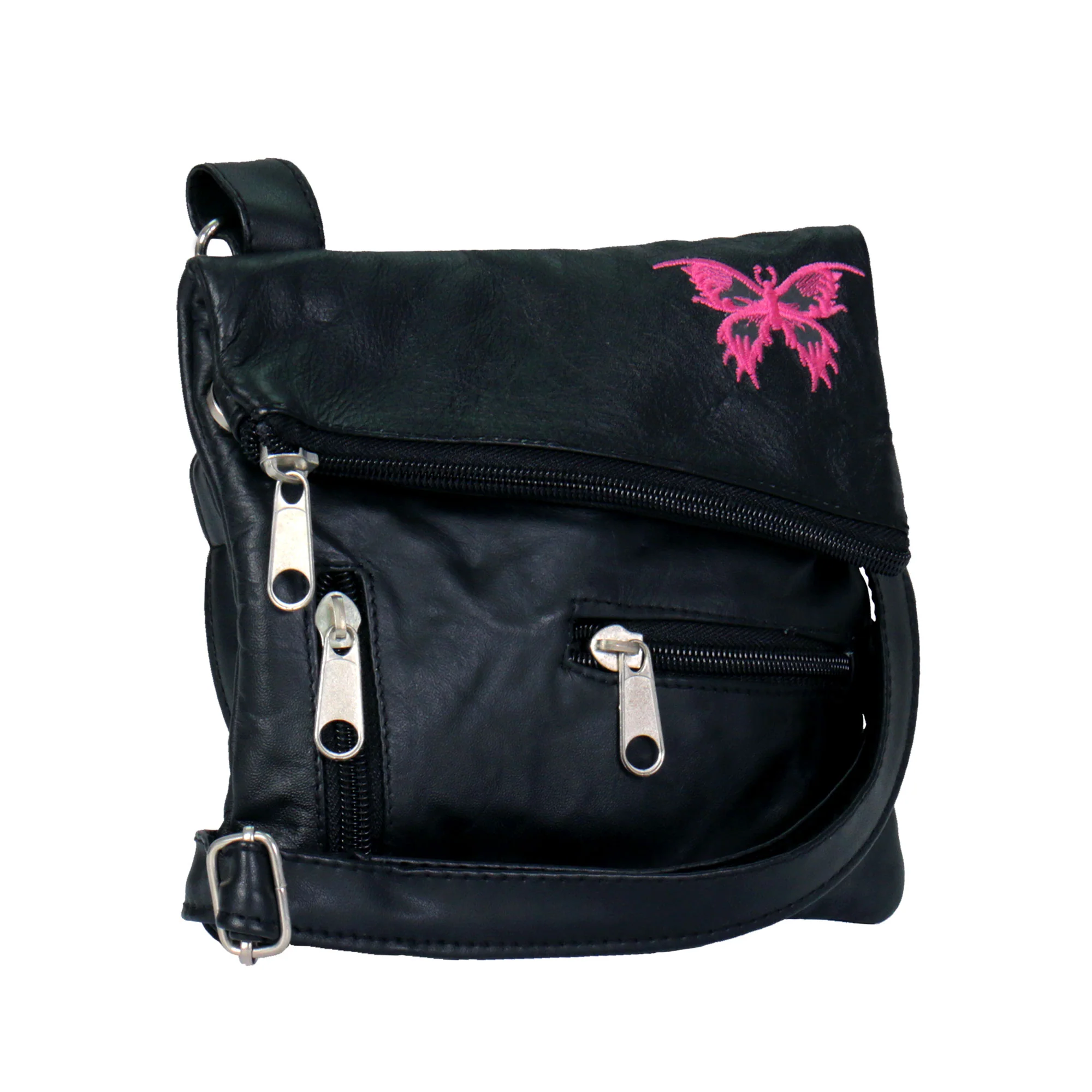 Hot Leathers CPE2002 Butterfly Clip Pouch-8"X7"X1" 5 Hot Leathers CPE2002 Butterfly Clip Pouch-8"X7"X1"