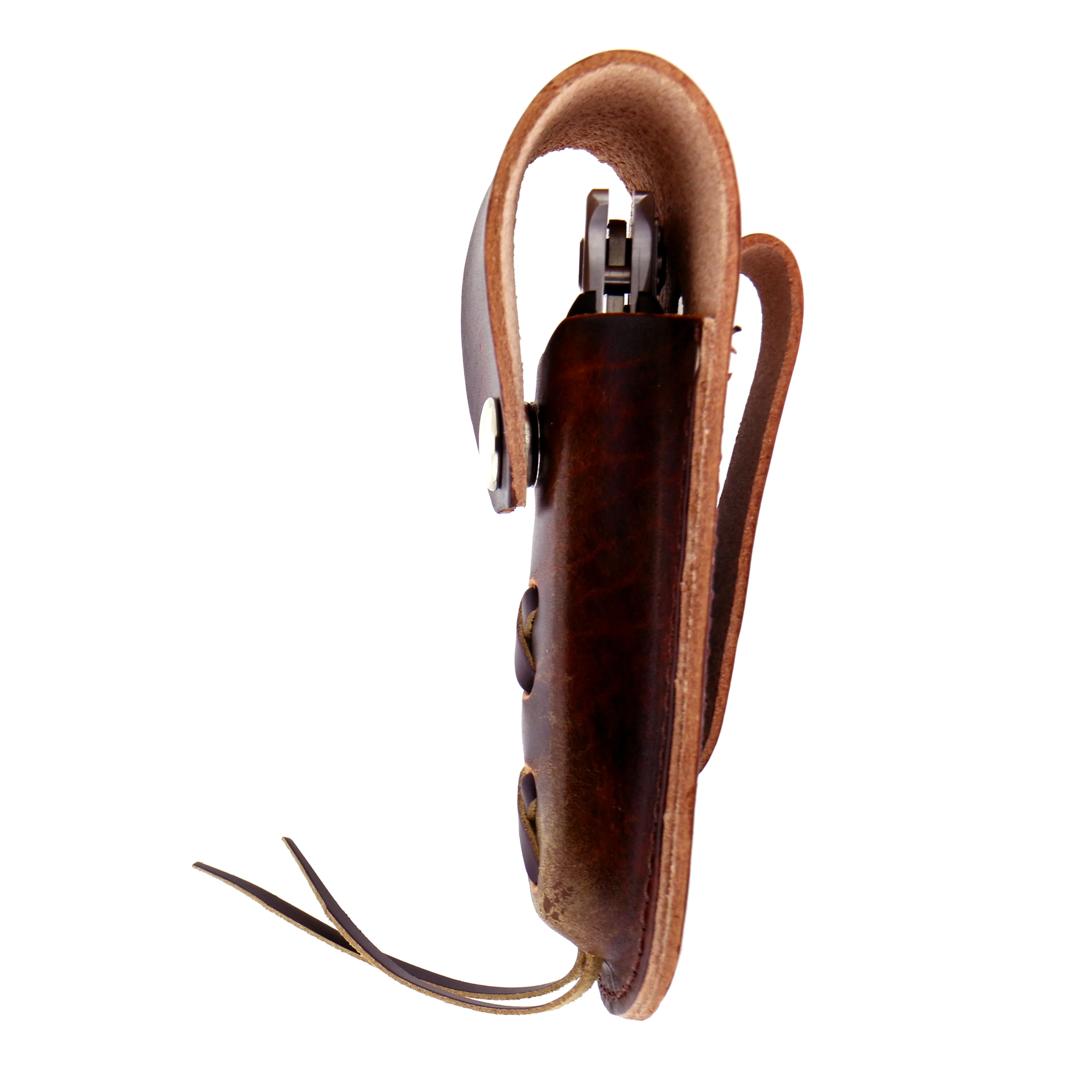 Hot Leathers CSF1002 Brown Leather Laced Knife Case 3 Hot Leathers CSF1002 Brown Leather Laced Knife Case