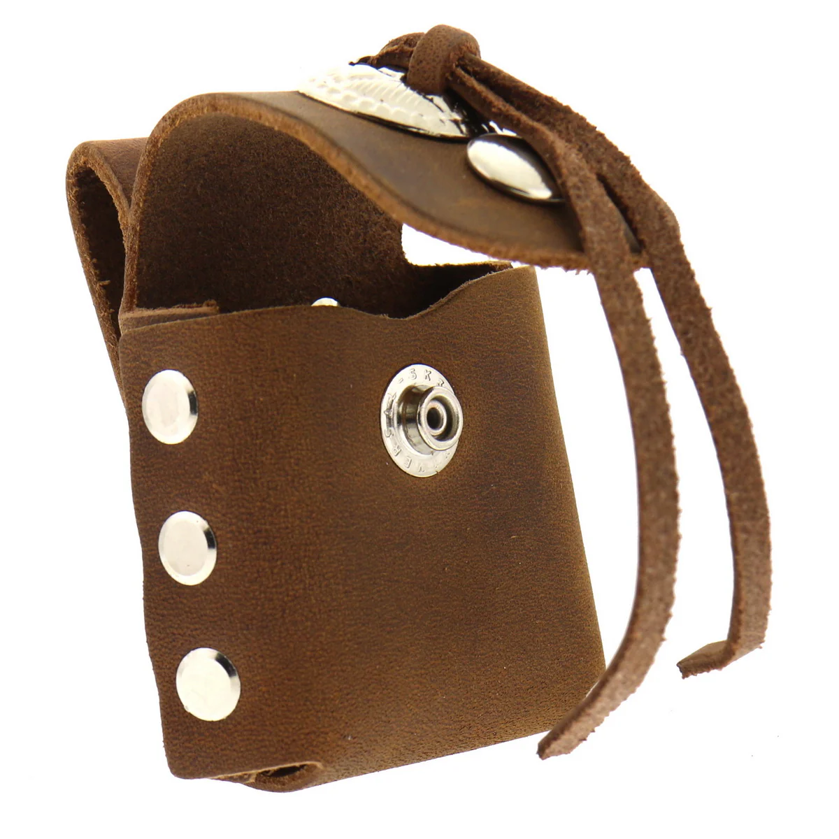 Hot Leathers CSH1002 Brown Lighter Case with Concho 3 Hot Leathers CSH1002 Brown Lighter Case with Concho