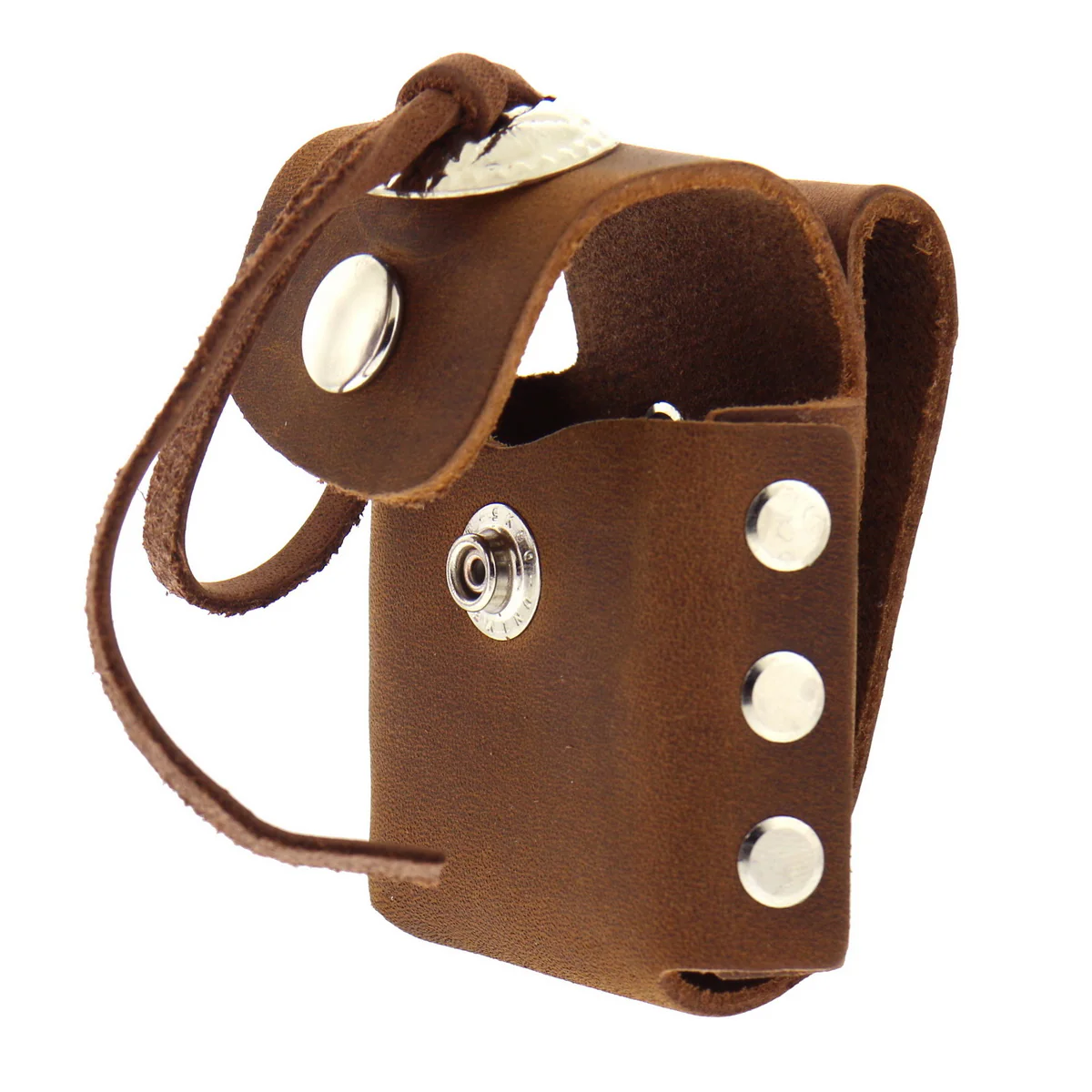 Hot Leathers CSH1002 Brown Lighter Case with Concho 4 Hot Leathers CSH1002 Brown Lighter Case with Concho