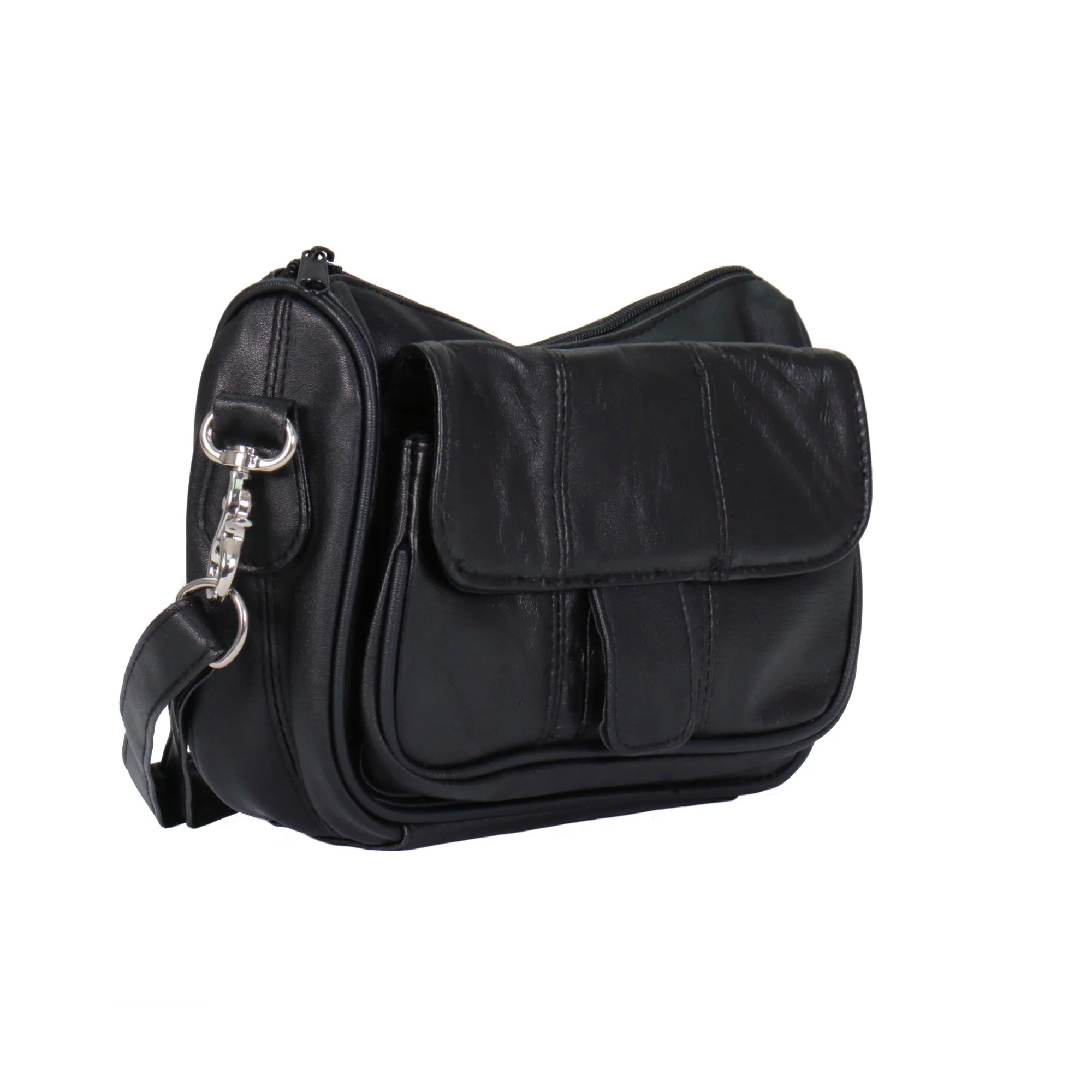 Hot Leathers CPL5006 Black Ladies Four Pocket Clip Pouch 7 Hot Leathers CPL5006 Black Ladies Four Pocket Clip Pouch