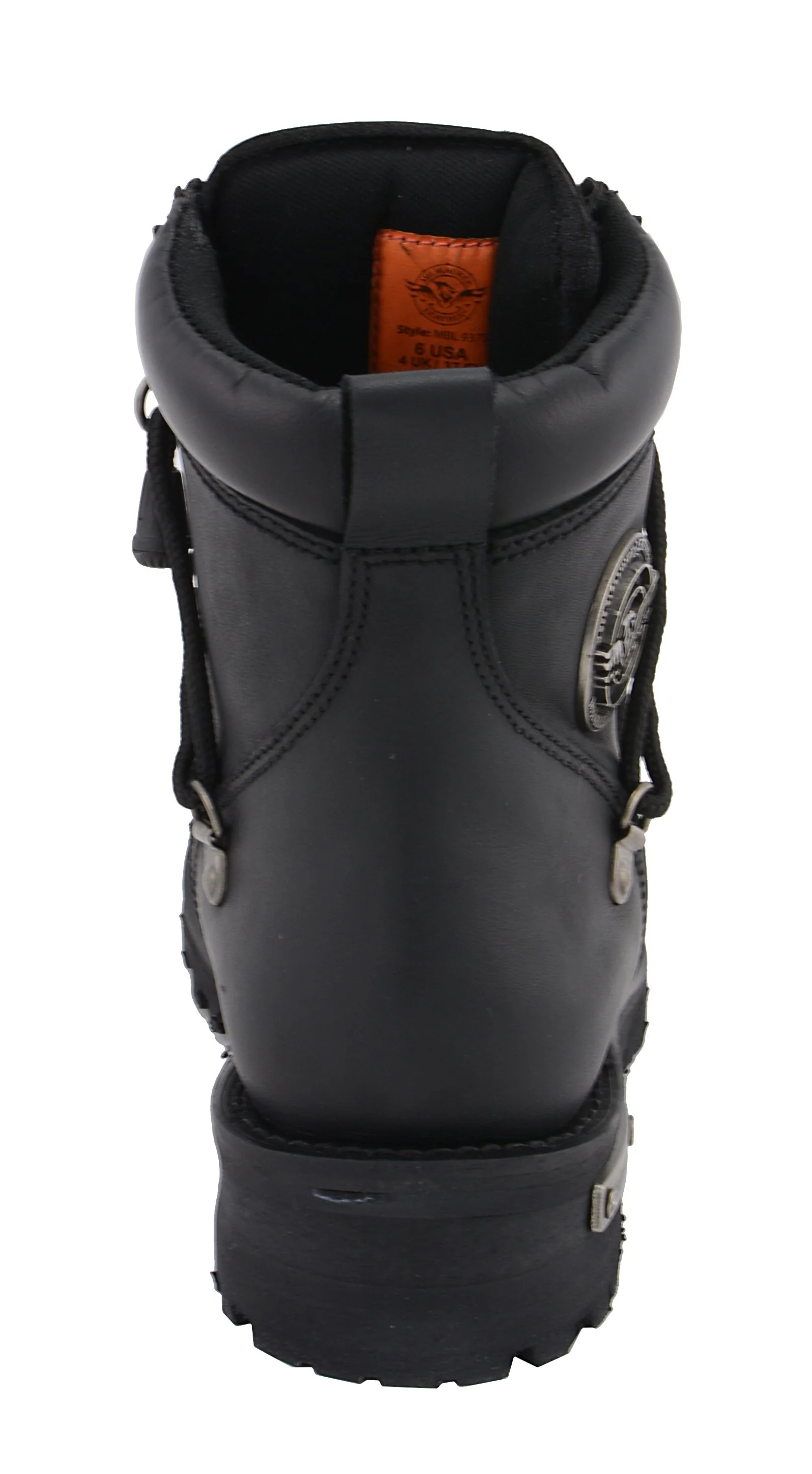 Milwaukee Leather MBL9375 Women's Premium Black Leather Diamond 6-Inch Twin Zipper Lock Motorccycle Riding Boots 8 Milwaukee Leather MBL9375 Women's Premium Black Leather Diamond 6-Inch Twin Zipper Lock Motorccycle Riding Boots