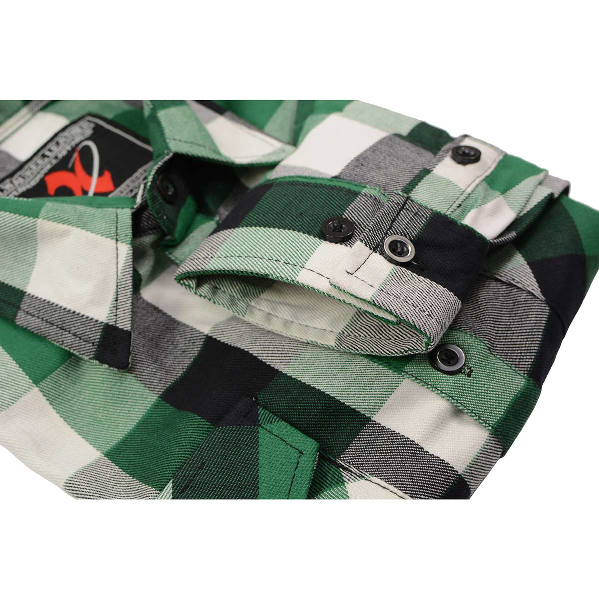 Milwaukee Leather MNG11636 Men's Flannel Plaid Shirt Green and White Long Sleeve Cotton Button Down Shirt 12 Milwaukee Leather MNG11636 Men's Flannel Plaid Shirt Green and White Long Sleeve Cotton Button Down Shirt