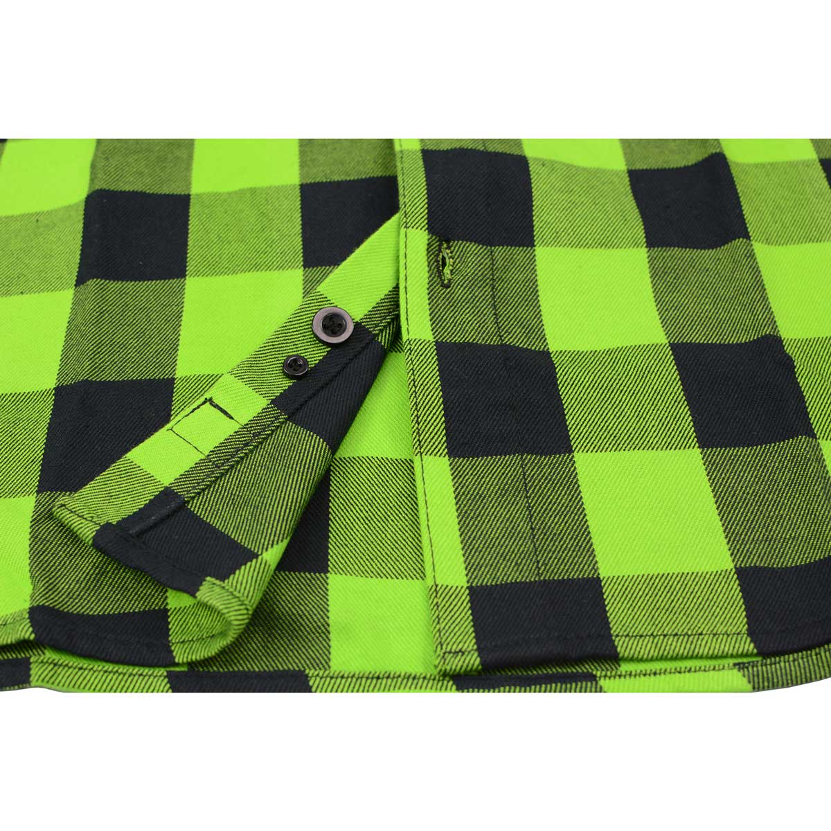 Milwaukee Leather MNG11632 Men's Flannel Plaid Black and Neon Green Long Sleeve Cotton Button Down Shirt 10 Milwaukee Leather MNG11632 Men's Flannel Plaid Black and Neon Green Long Sleeve Cotton Button Down Shirt