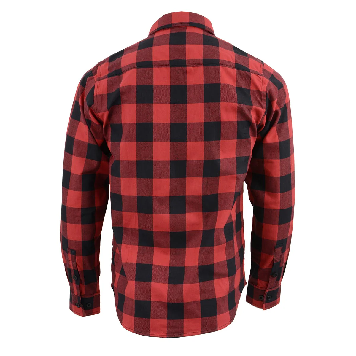 Milwaukee Leather Men's Flannel Plaid Shirt Black and Red Long Sleeve Cotton Button Down Shirt MNG11631 2 Milwaukee Leather Men's Flannel Plaid Shirt Black and Red Long Sleeve Cotton Button Down Shirt MNG11631