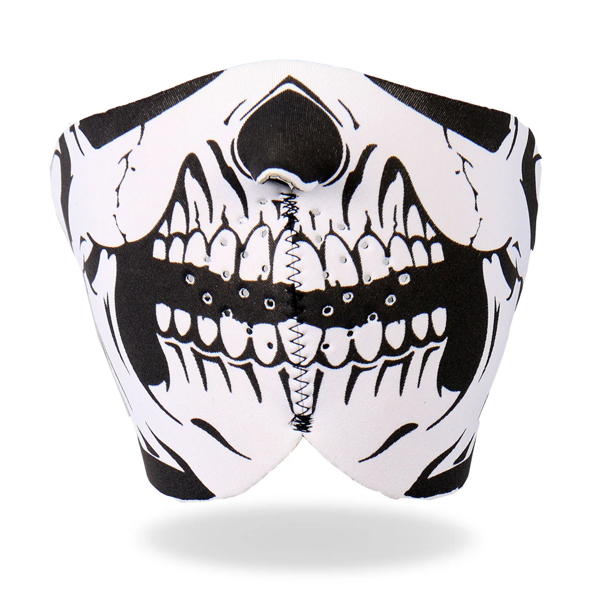 Hot Leathers FMB1002 Neoprene Skull 1/2 Face Mask 2 Hot Leathers FMB1002 Neoprene Skull 1/2 Face Mask