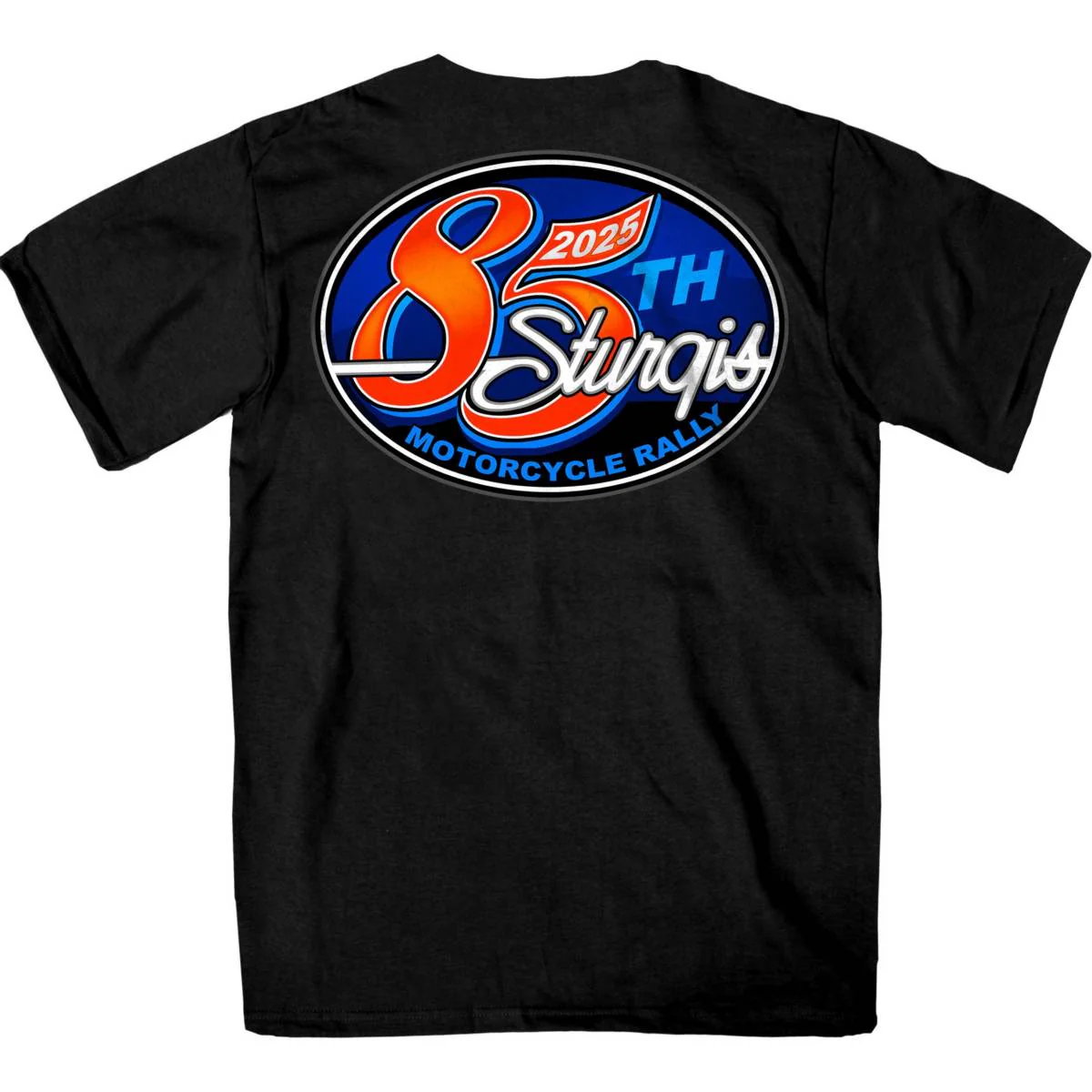 2025 Sturgis Motorcycle Rally Rally Logo Black Men's T-Shirt 2 2025 Sturgis Motorcycle Rally Rally Logo Black Men's T-Shirt