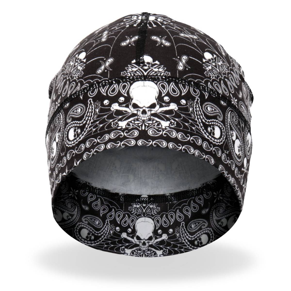 Hot Leathers Skull Paisley Helmet Liner KHC4007 2 Hot Leathers Skull Paisley Helmet Liner KHC4007