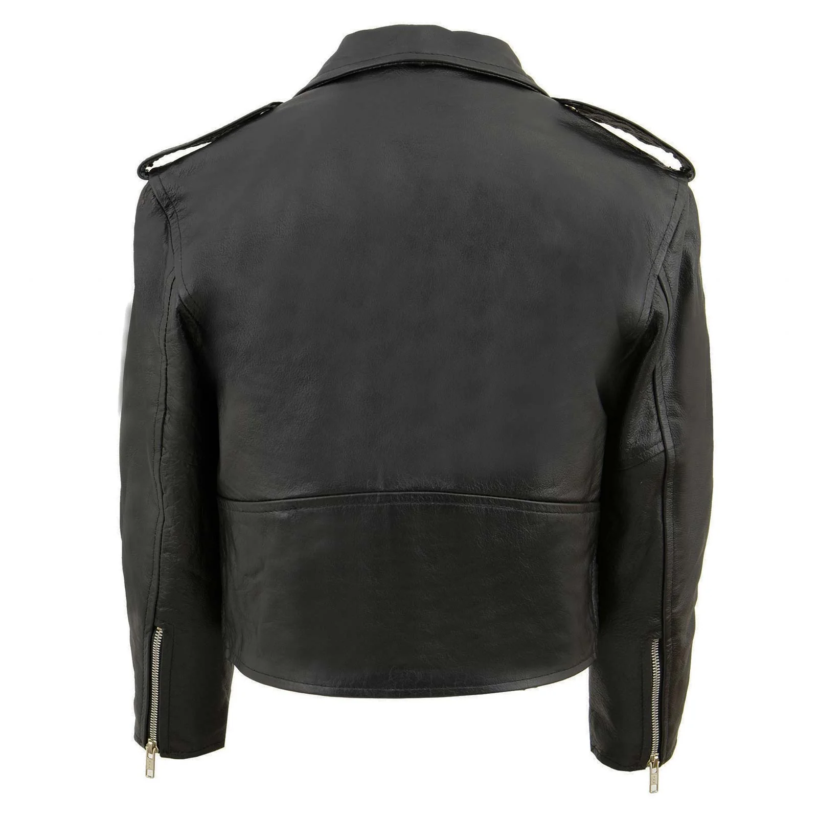 Milwaukee Leather SH2010 Toddlers Black Classic Motorcycle Leather Jacket 2 Milwaukee Leather SH2010 Toddlers Black Classic Motorcycle Leather Jacket