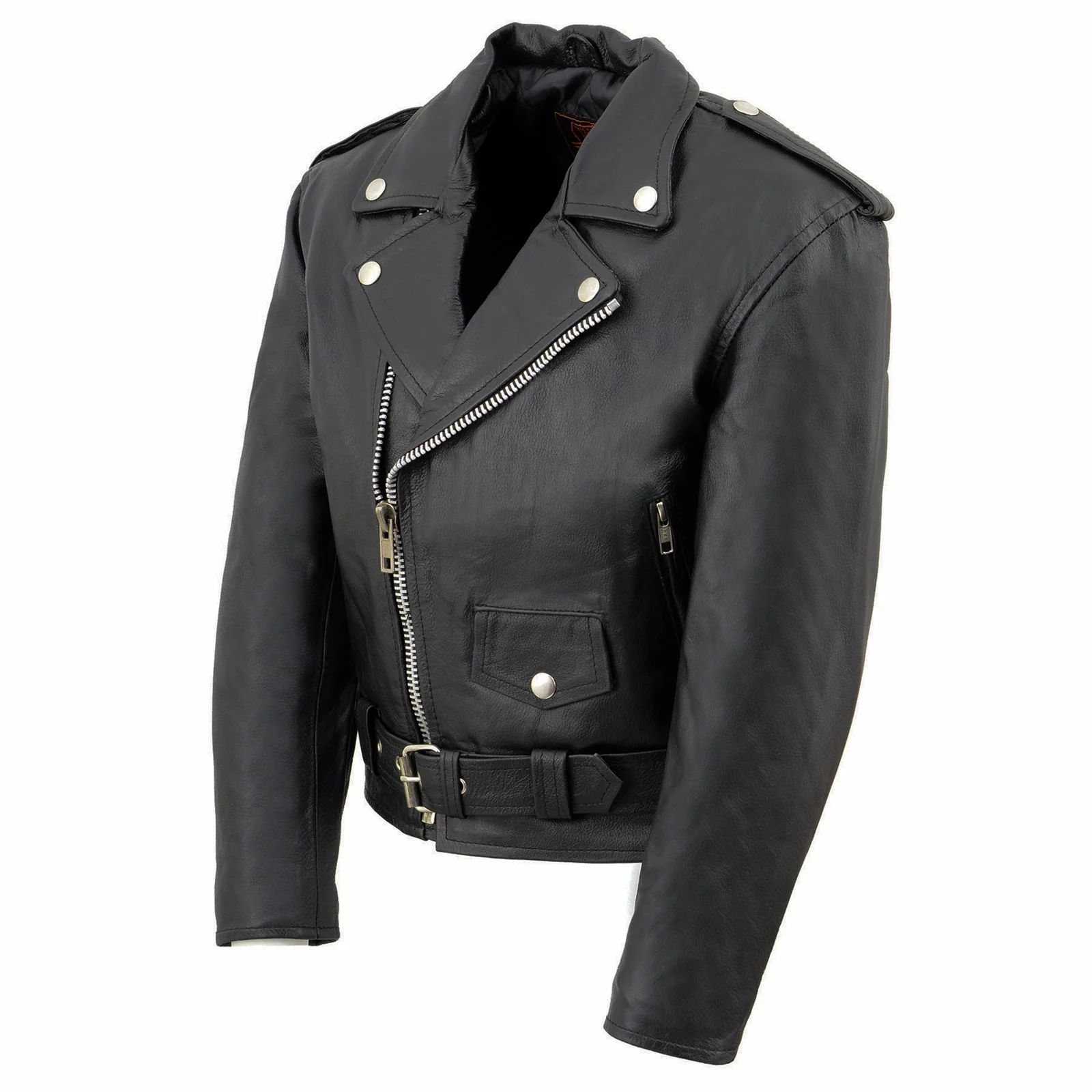 Milwaukee Leather SH2010 Toddlers Black Classic Motorcycle Leather Jacket 6 Milwaukee Leather SH2010 Toddlers Black Classic Motorcycle Leather Jacket