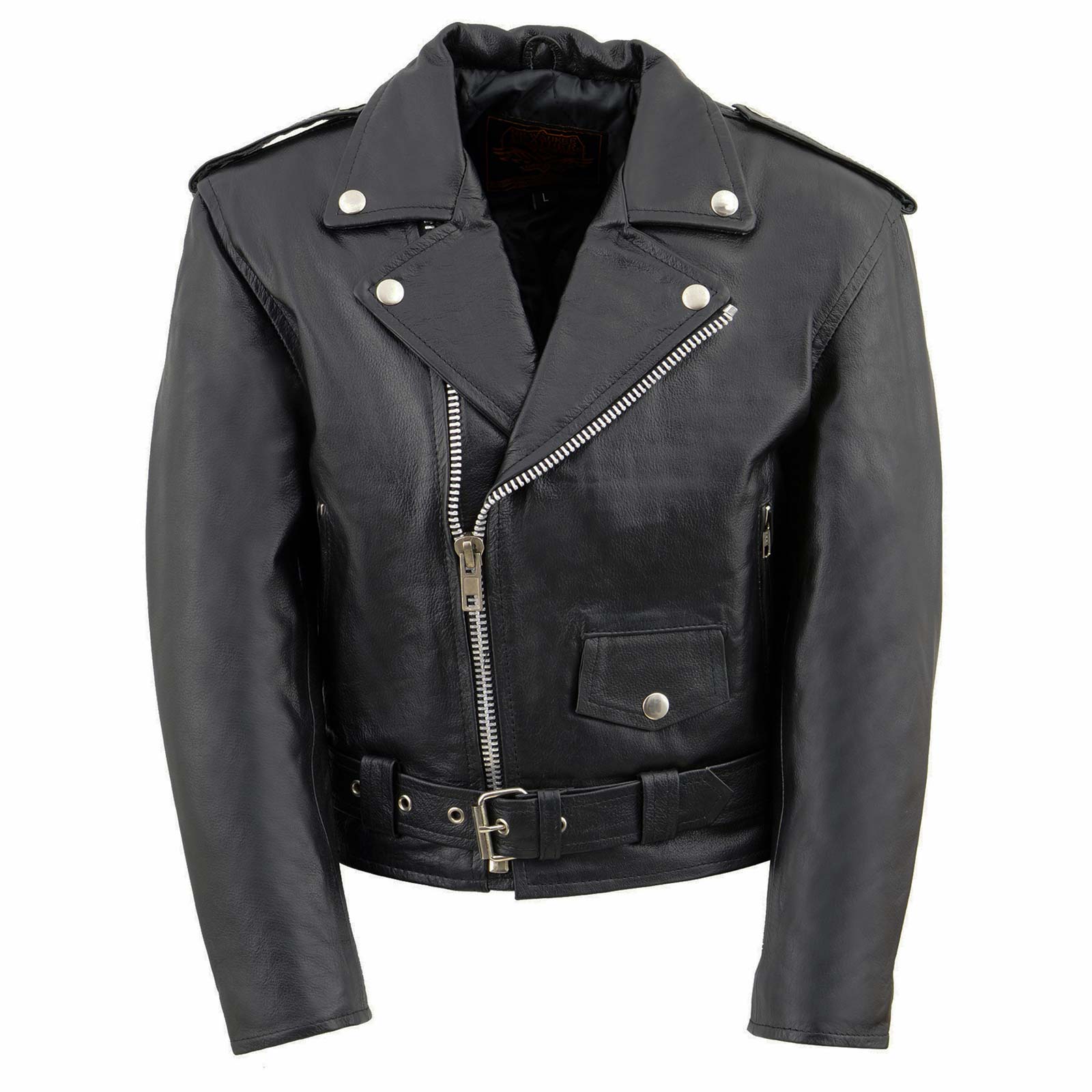 Milwaukee Leather SH2010 Toddlers Black Classic Motorcycle Leather Jacket 7 Milwaukee Leather SH2010 Toddlers Black Classic Motorcycle Leather Jacket