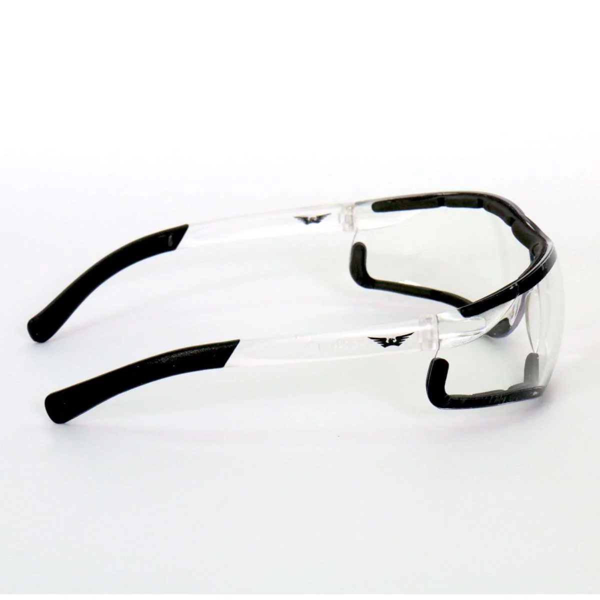 Hot Leathers Safety Wings Glasses with Clear Lenses SGF1068 3 Hot Leathers Safety Wings Glasses with Clear Lenses SGF1068