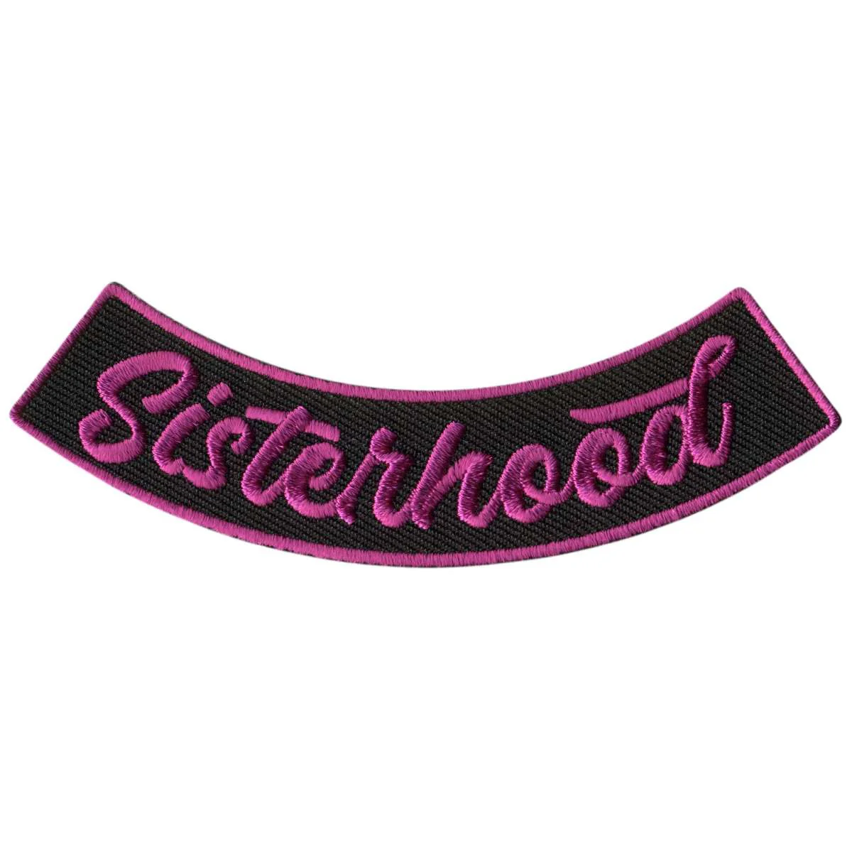 Hot Leathers Sisterhood 4” X 1” Bottom Rocker Patch PPM5152 1 Hot Leathers Sisterhood 4” X 1” Bottom Rocker Patch PPM5152