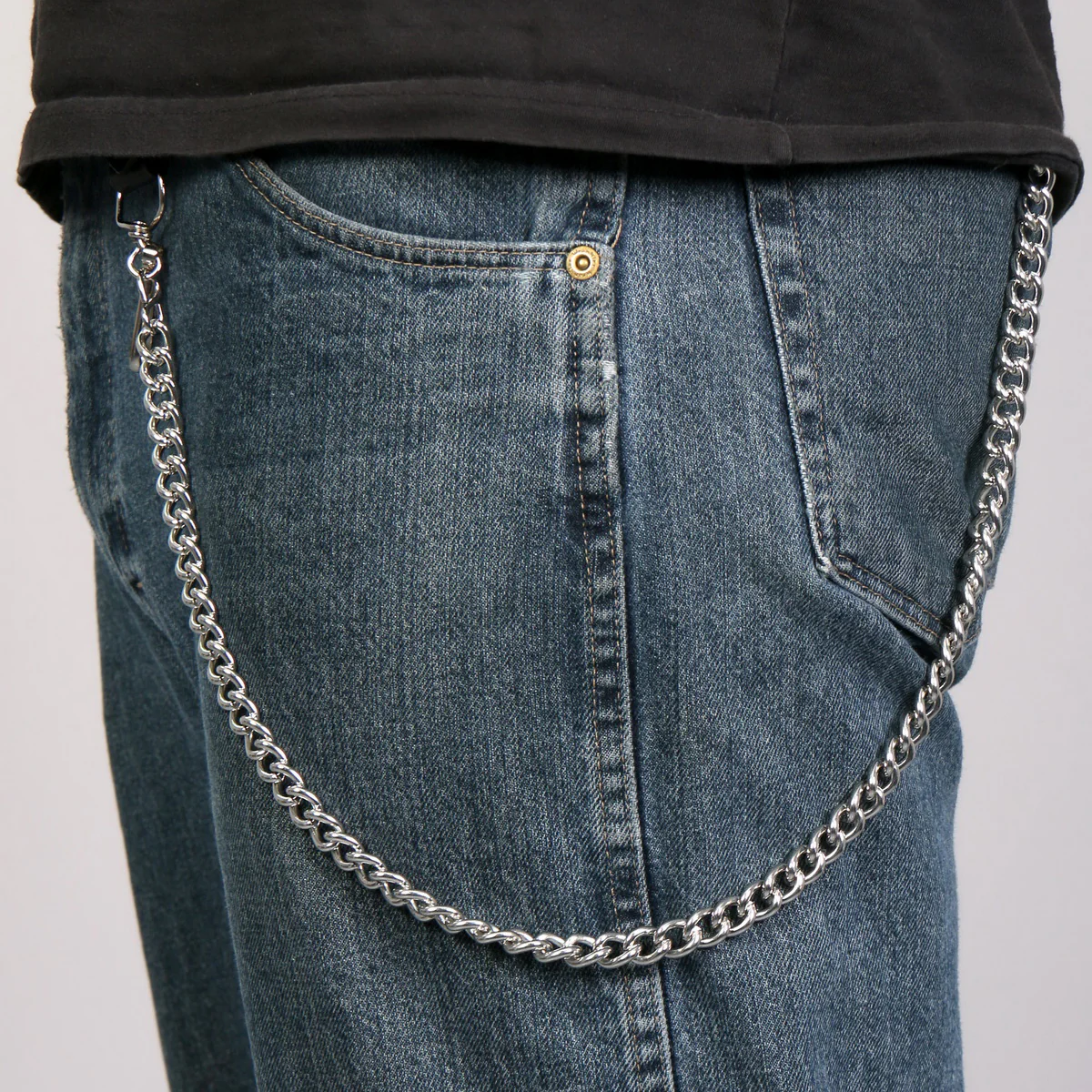 Hot Leathers CWA1003 Metal Clip Wallet Chain 2 Hot Leathers CWA1003 Metal Clip Wallet Chain