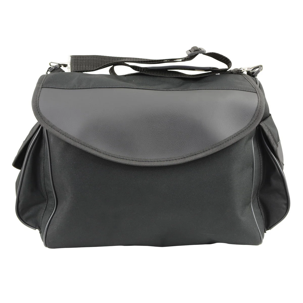 Milwaukee Leather SH630 Medium Black Textile Motorcycle Sissy Bar Duffle Bag 2 Milwaukee Leather SH630 Medium Black Textile Motorcycle Sissy Bar Duffle Bag