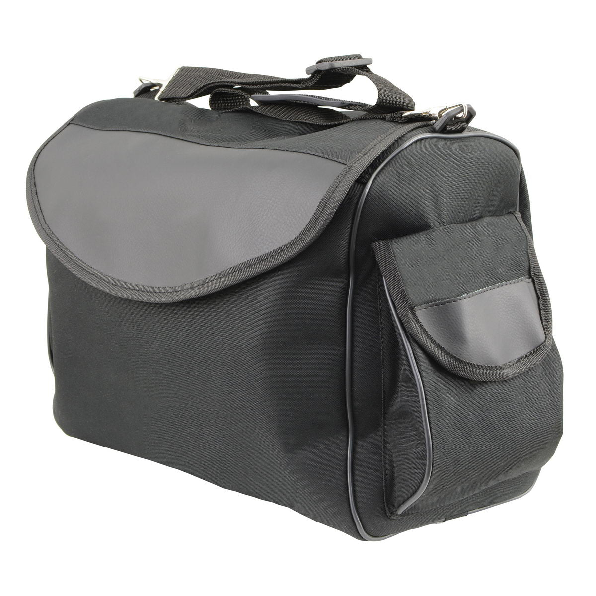 Milwaukee Leather SH630 Medium Black Textile Motorcycle Sissy Bar Duffle Bag 3 Milwaukee Leather SH630 Medium Black Textile Motorcycle Sissy Bar Duffle Bag