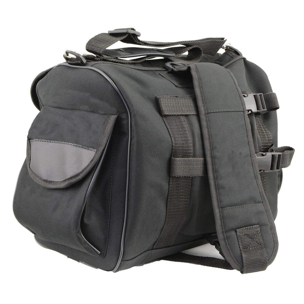 Milwaukee Leather SH630 Medium Black Textile Motorcycle Sissy Bar Duffle Bag 5 Milwaukee Leather SH630 Medium Black Textile Motorcycle Sissy Bar Duffle Bag