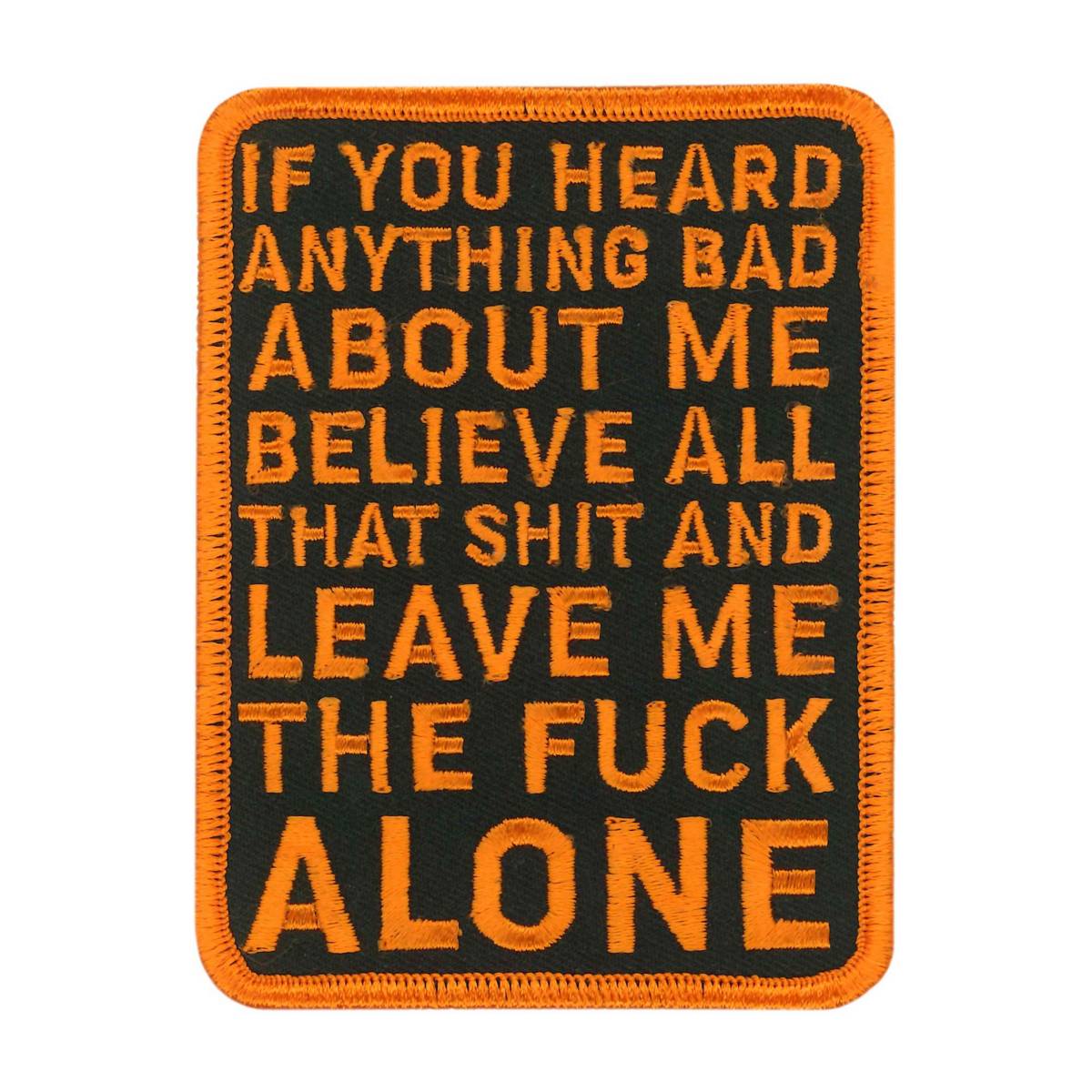 Hot Leathers PPW1155 All About Me Embroidered 3" x 4" Patch 1 Hot Leathers PPW1155 All About Me Embroidered 3" x 4" Patch