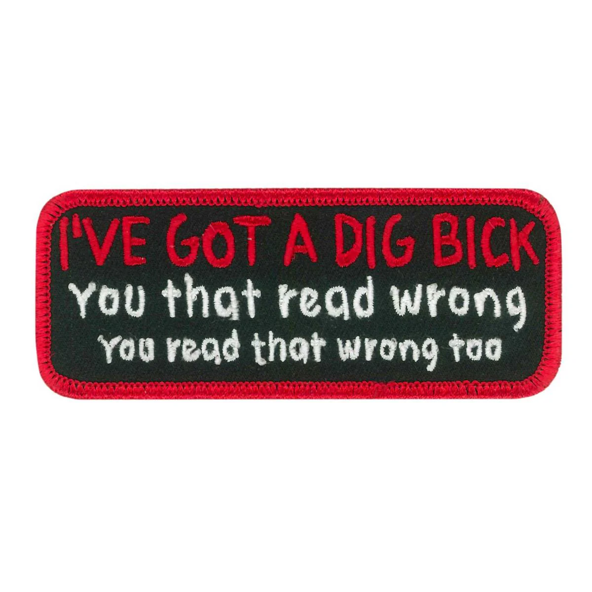 Hot Leathers PPW1091 Comes Never Think 4" x 2" Patch 1 Hot Leathers PPW1091 Comes Never Think 4" x 2" Patch