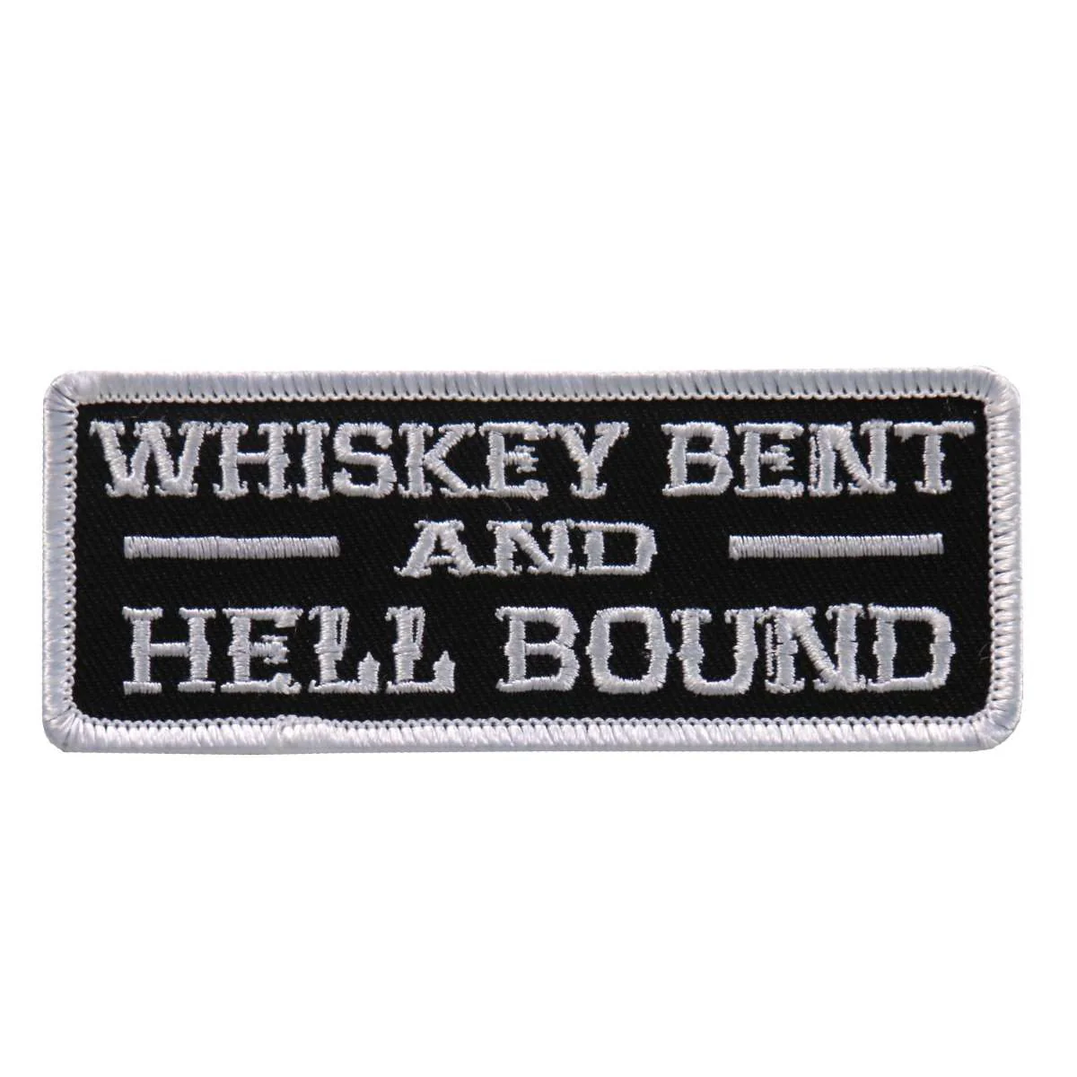 Hot Leathers Whiskey Bent 4"x2" Patch PPL9657 1 Hot Leathers Whiskey Bent 4"x2" Patch PPL9657