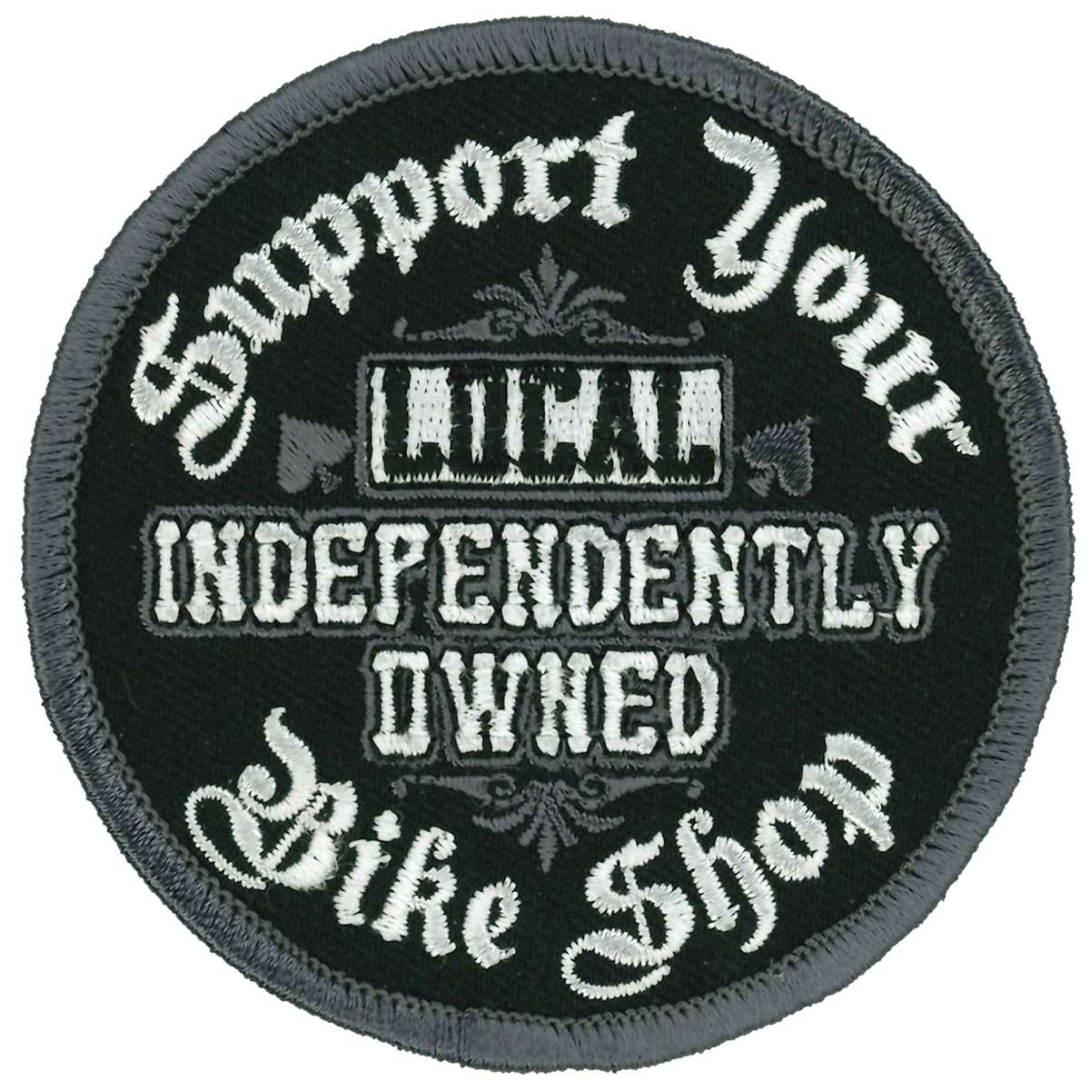 Hot Leathers Support Your Local Bike Shop 3" X 3" Patch PPL9877 1 Hot Leathers Support Your Local Bike Shop 3" X 3" Patch PPL9877