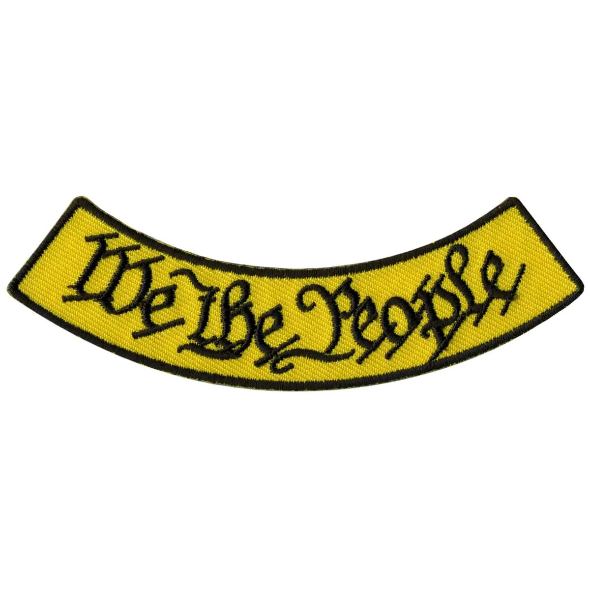 Hot Leathers We The People 4” X 1” Bottom Rocker Patch PPM5166 1 Hot Leathers We The People 4” X 1” Bottom Rocker Patch PPM5166