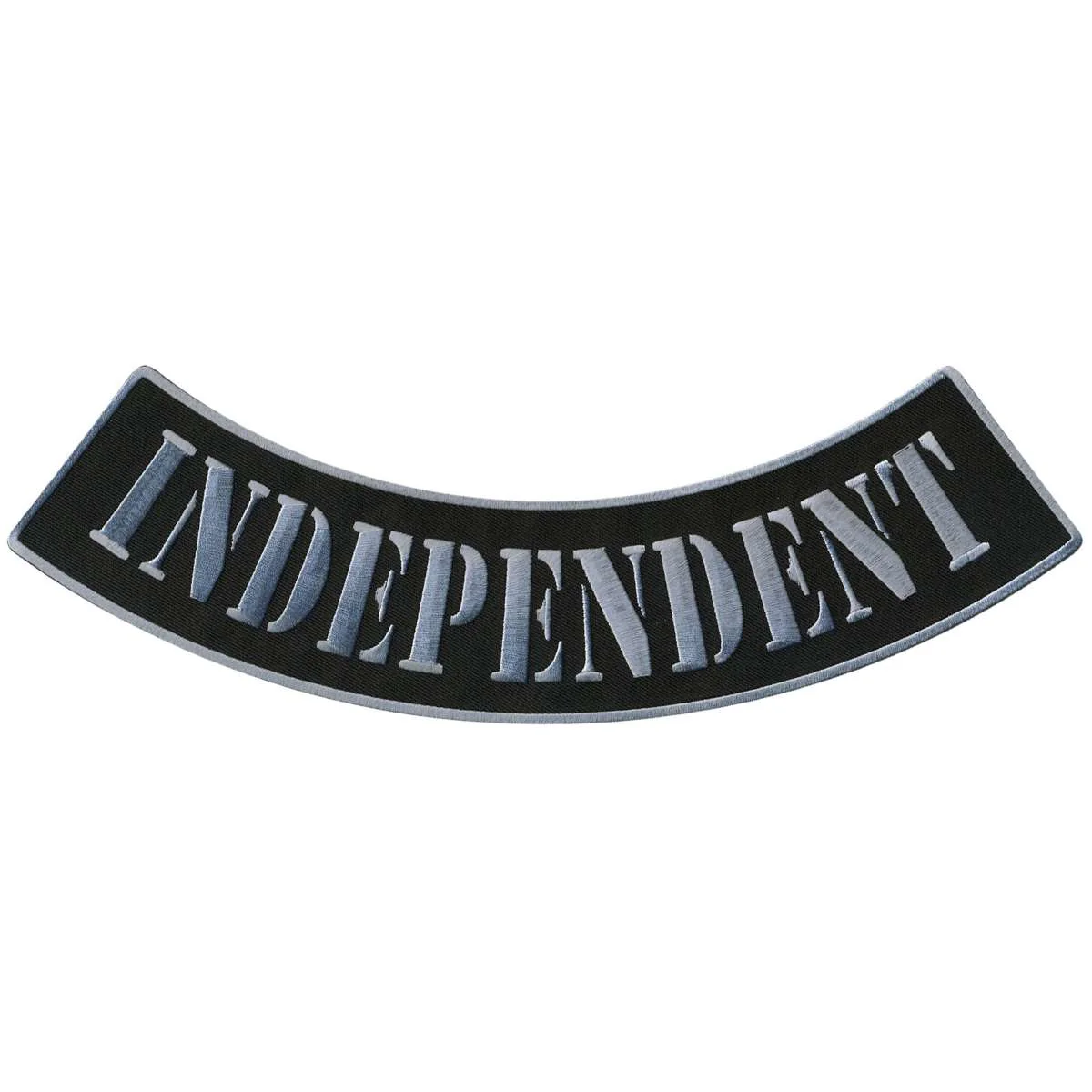 Hot Leathers Independent 12” X 3” Bottom Rocker Patch PPM5169 1 Hot Leathers Independent 12” X 3” Bottom Rocker Patch PPM5169