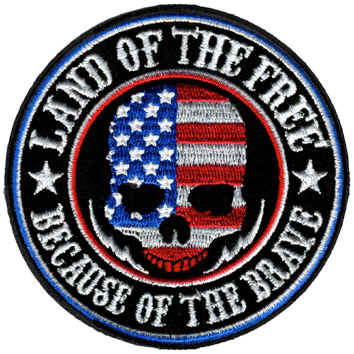 Hot Leathers Land of the Free Patch 4" X 4" PPA8060 1 Hot Leathers Land of the Free Patch 4" X 4" PPA8060