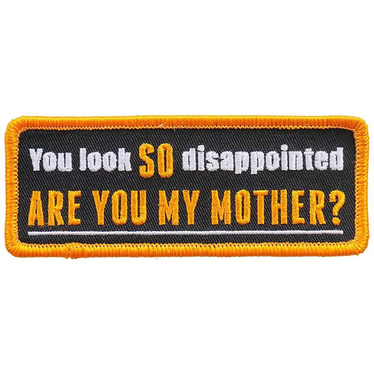 Hot Leathers PPL7950 4 Inch Are You Mother Patch 1 Hot Leathers PPL7950 4 Inch Are You Mother Patch