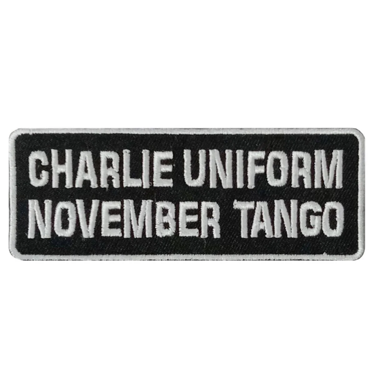 Hot Leathers Charlie Uniform 4 X 1.5 Embroidered Patch PPW1267 1 Hot Leathers Charlie Uniform 4 X 1.5 Embroidered Patch PPW1267
