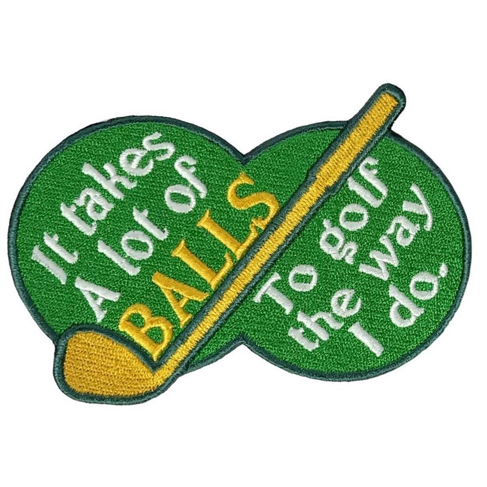 Hot Leathers It Takes A Lot 4 X 1.5" Embroidered Patch PPW1281 1 Hot Leathers It Takes A Lot 4 X 1.5" Embroidered Patch PPW1281