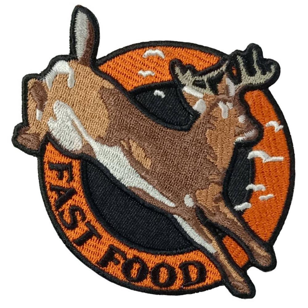 Hot Leathers Fast Food 3.5 X 3.6" Embroidered Patch PPW1273 1 Hot Leathers Fast Food 3.5 X 3.6" Embroidered Patch PPW1273