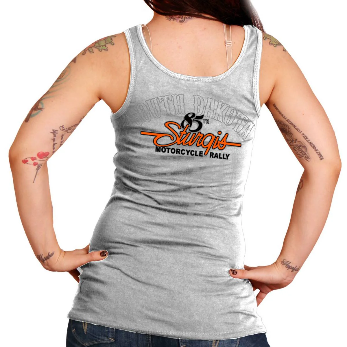 2025 Sturgis Women's Motorcycle Rally Skeleton Hands Black Ladies Tank Top 2 2025 Sturgis Women's Motorcycle Rally Skeleton Hands Black Ladies Tank Top