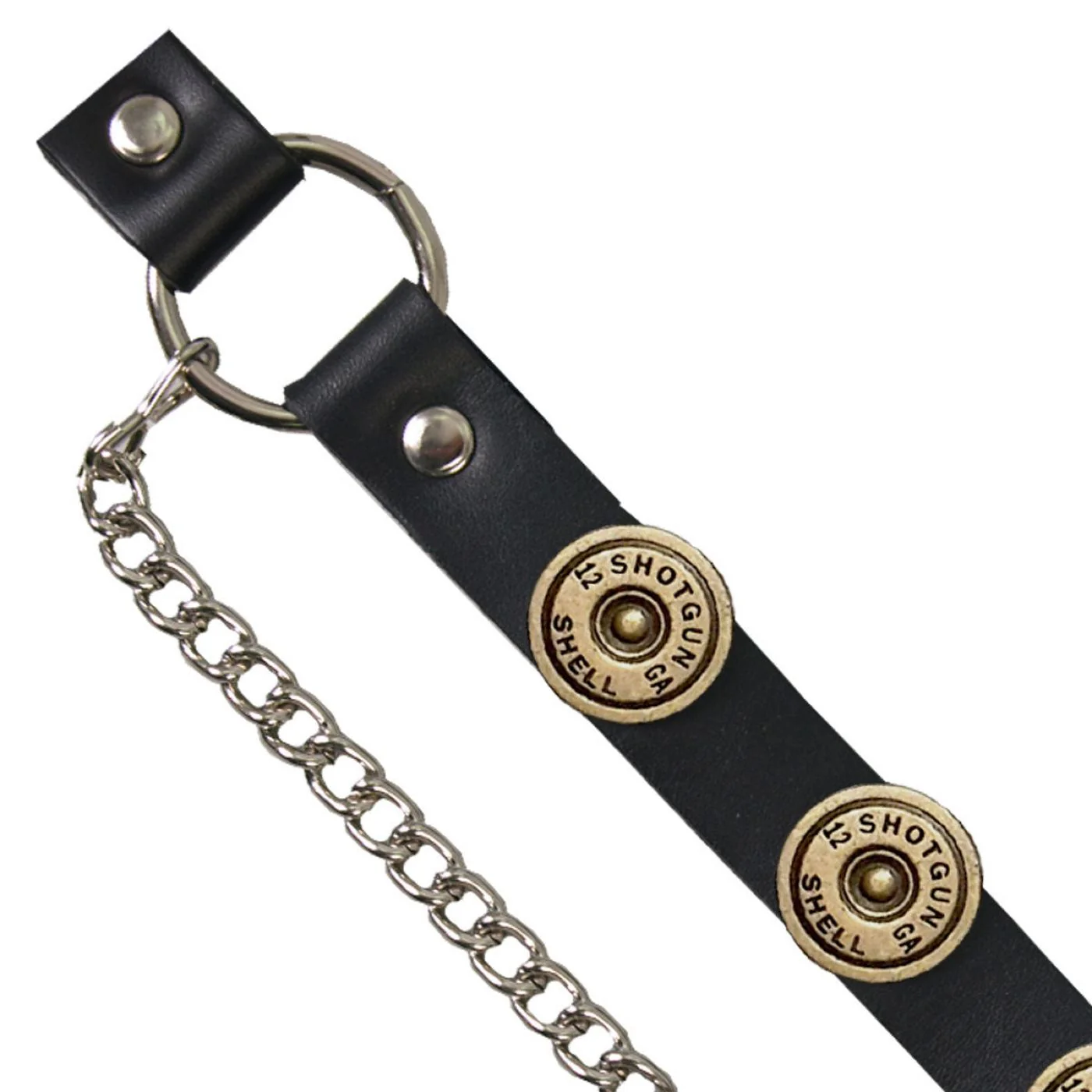 Hot Leathers BNL1024 12 Gauge Shell Medallion Boot Chain for Motorcycle Boots 2 Hot Leathers BNL1024 12 Gauge Shell Medallion Boot Chain for Motorcycle Boots