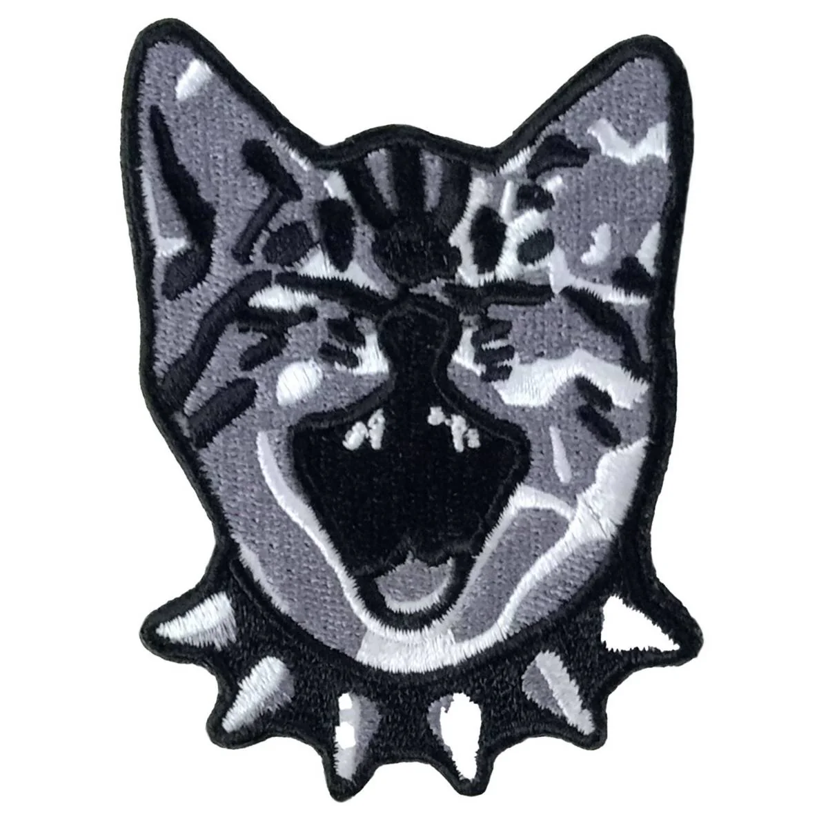 Hot Leathers Cat Yell 2.25 X 2.8 Embroidered Patch PPQ2430 1 Hot Leathers Cat Yell 2.25 X 2.8 Embroidered Patch PPQ2430