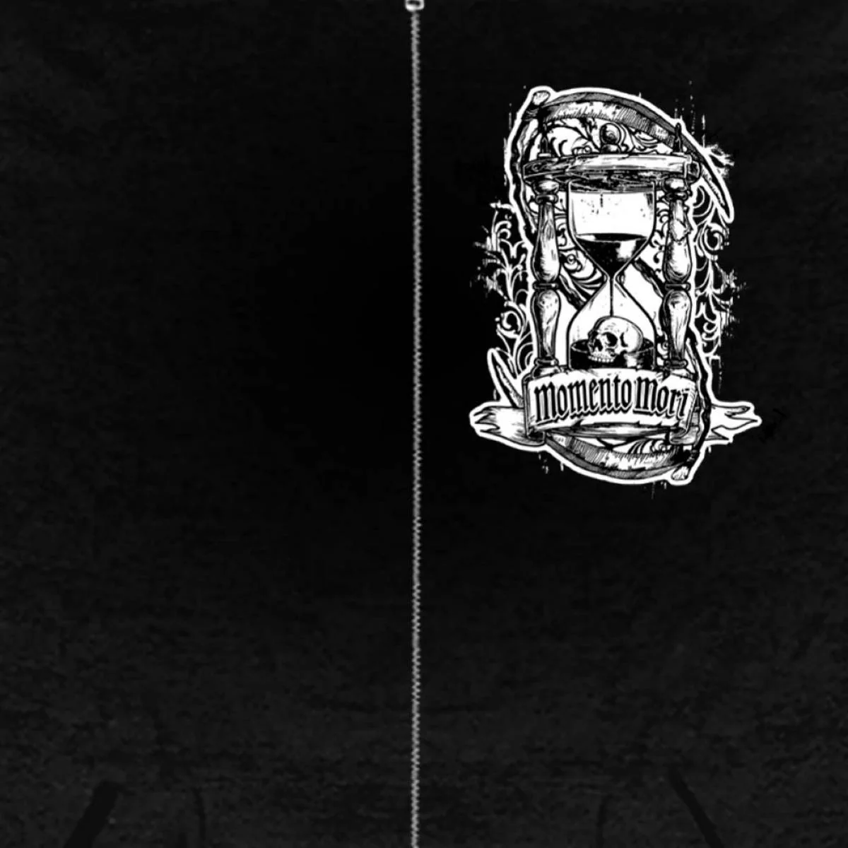 Hot Leathers GMZ4538 Men's Memento Mori Hooded Zipper Sweatshirt 2 Hot Leathers GMZ4538 Men's Memento Mori Hooded Zipper Sweatshirt