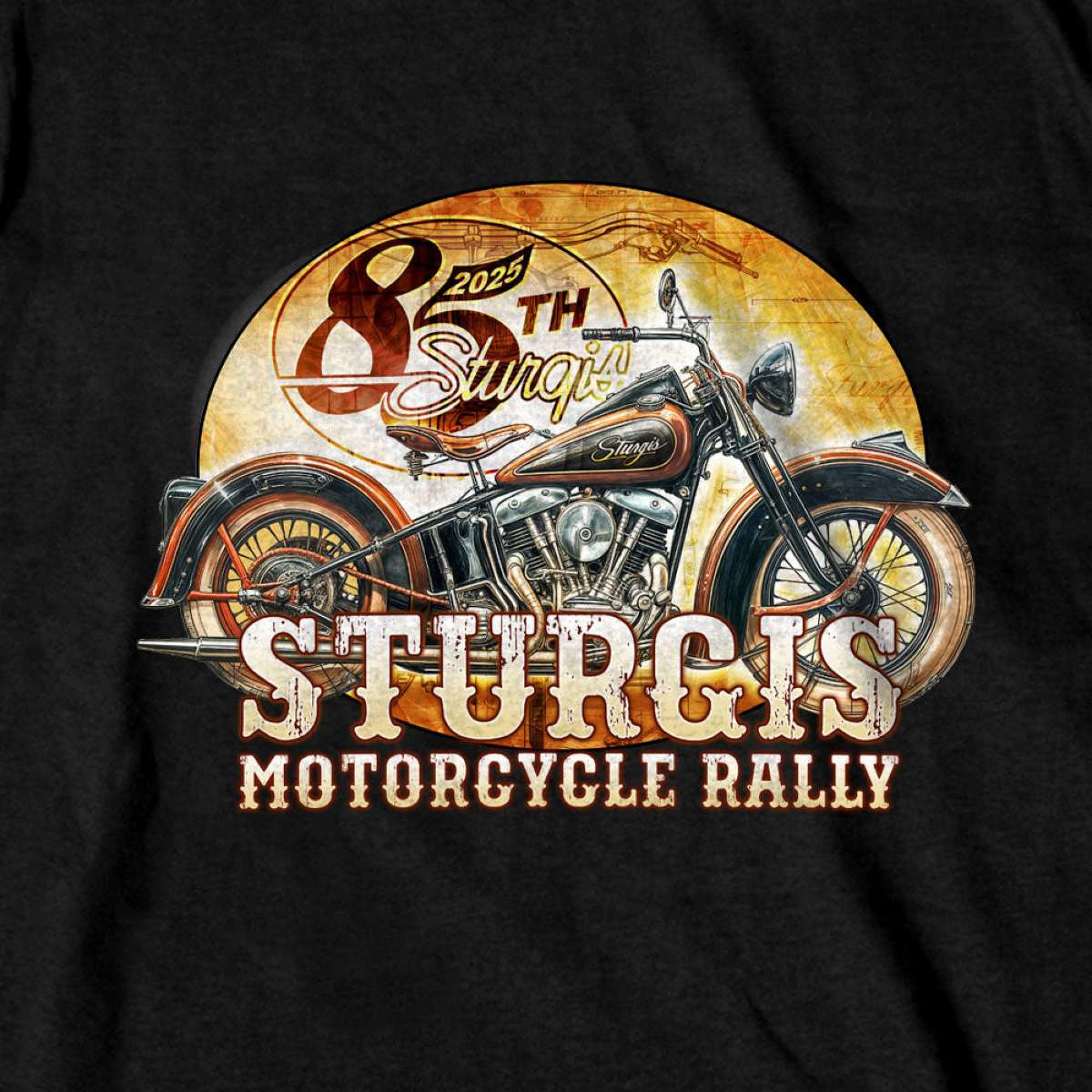 2025 Sturgis Motorcycle Rally Drafting SS Black T-shirt SPB1173 4 2025 Sturgis Motorcycle Rally Drafting SS Black T-shirt SPB1173