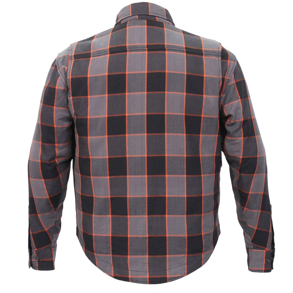 Hot Leathers JKM3010 Men's Multi-Color CE Armored Flannel Motorcycle Shirt Jacket - Aramid Fiber Reinforced