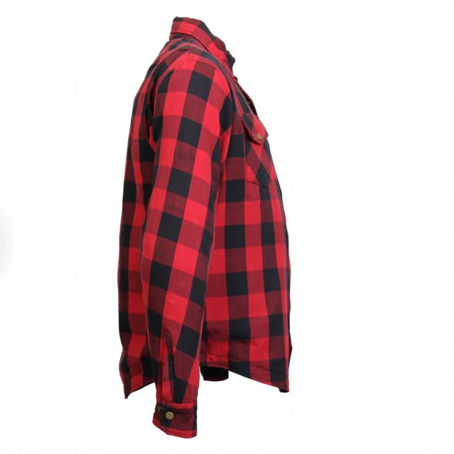 Hot Leathers JKM3003 Men's Red/Black CE Armored Flannel Motorcycle Shirt Jacket - Aramid Fiber Reinforced 14 Hot Leathers JKM3003 Men's Red/Black CE Armored Flannel Motorcycle Shirt Jacket - Aramid Fiber Reinforced