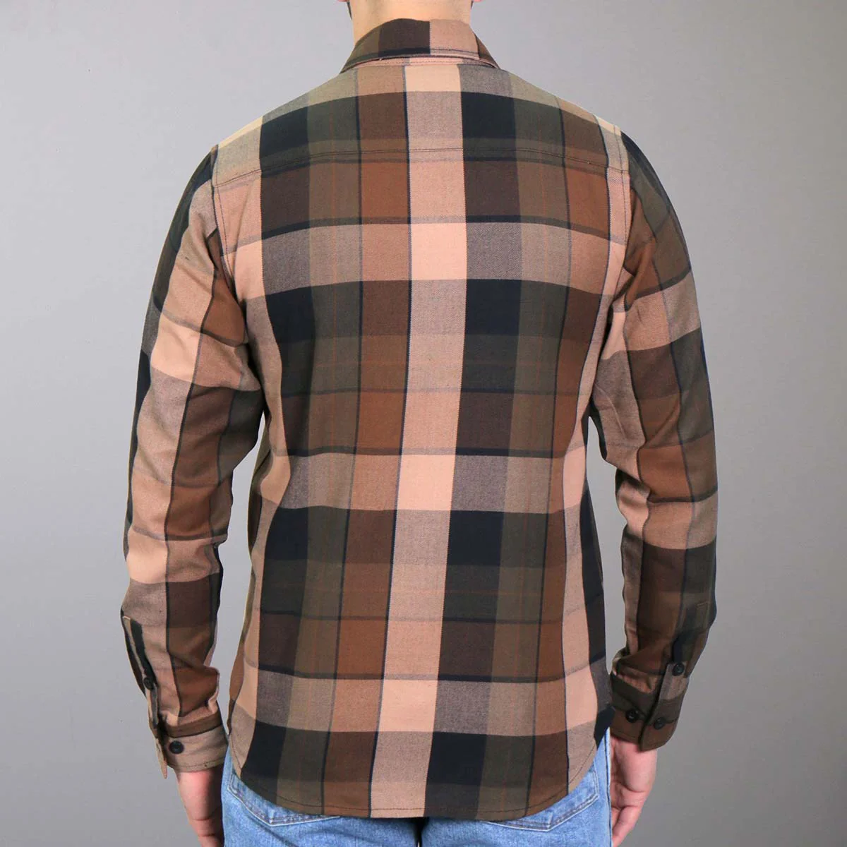 Hot Leathers FLM2013 Men's Sidewinder Flannel Long Sleeve Shirt 2 Hot Leathers FLM2013 Men's Sidewinder Flannel Long Sleeve Shirt
