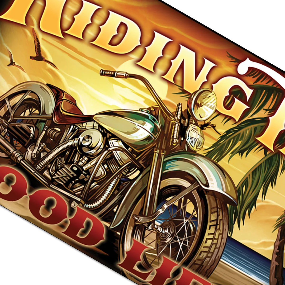Hot Leathers FGA1070 Riding the Good Life Flag 2 Hot Leathers FGA1070 Riding the Good Life Flag